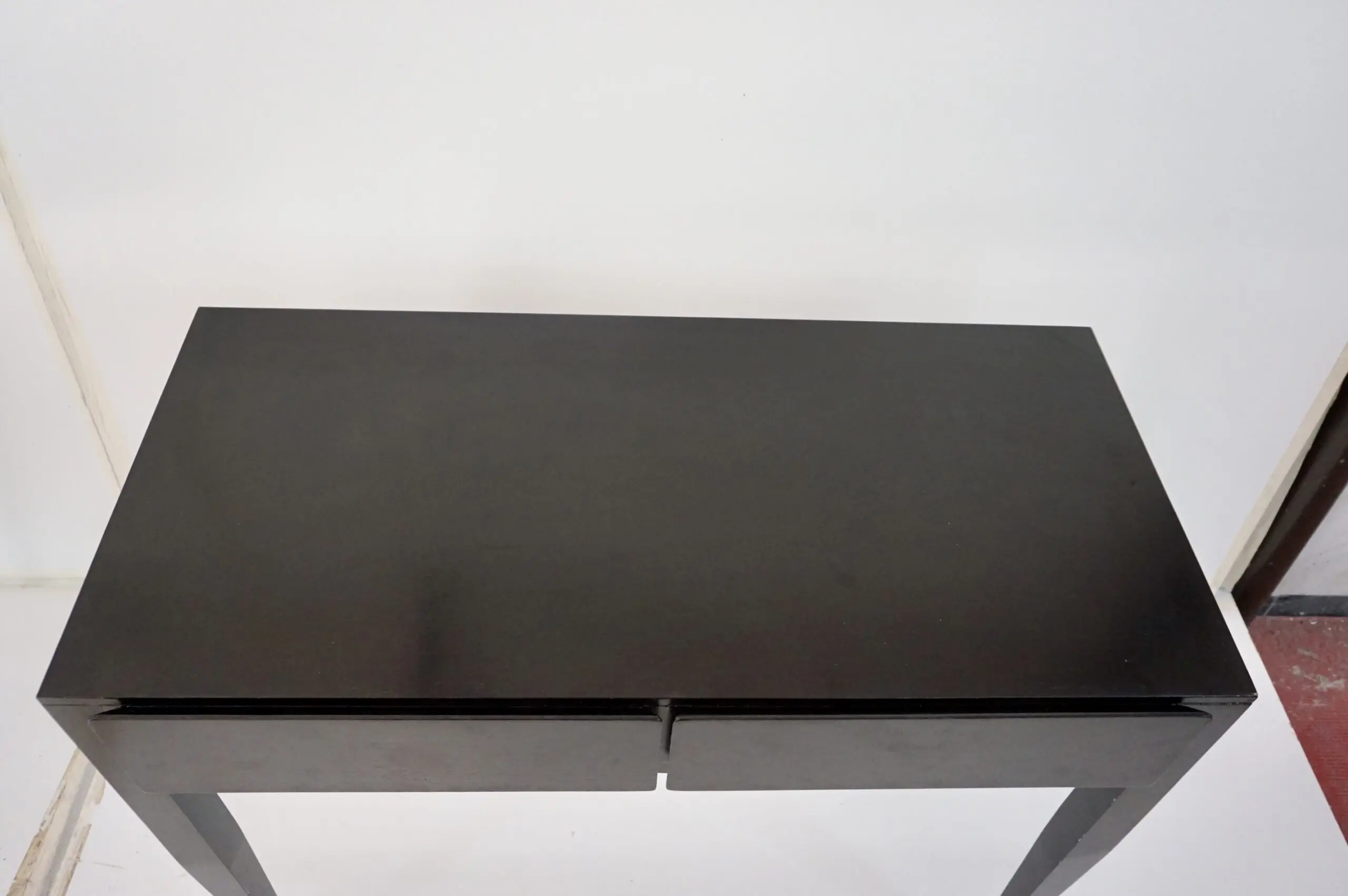 pair of Gio Ponti black lacquered console vanity tables from Hotel Royal, 1955 — photo 17
