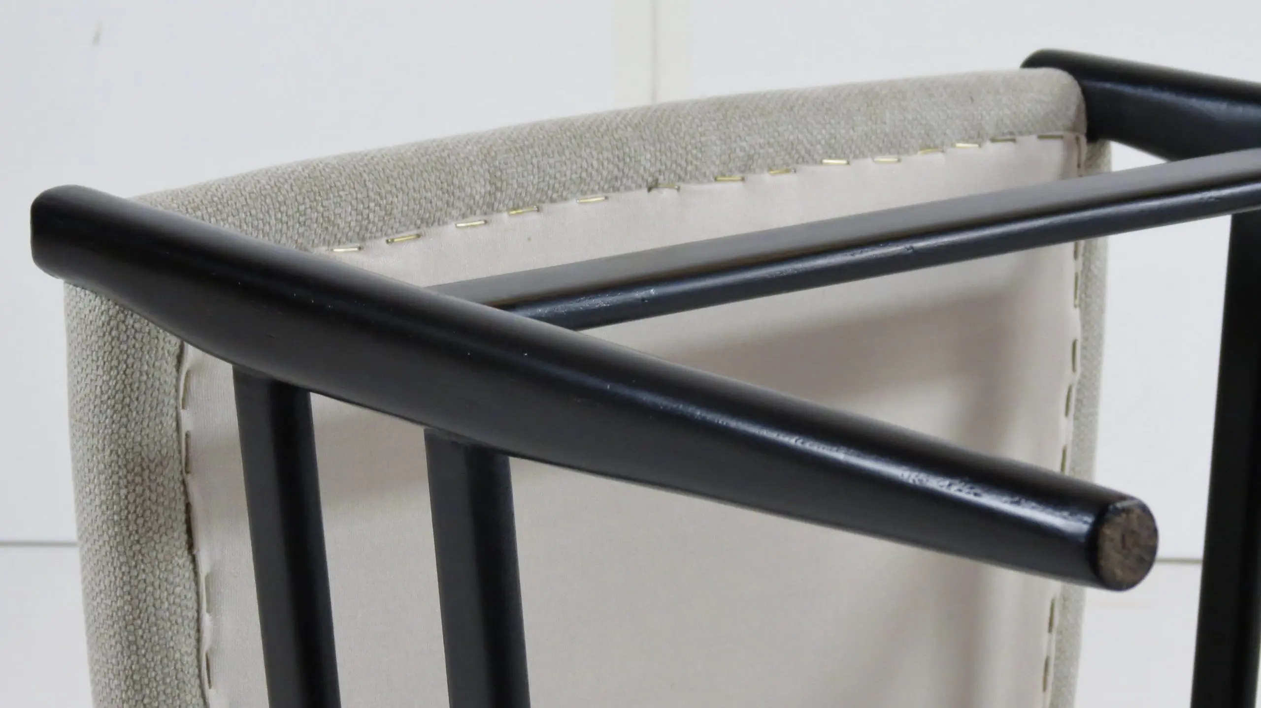 Set of Four Gio Ponti Black Laquered "Leggera" Chairs 646 by Cassina, 1952 — photo 15