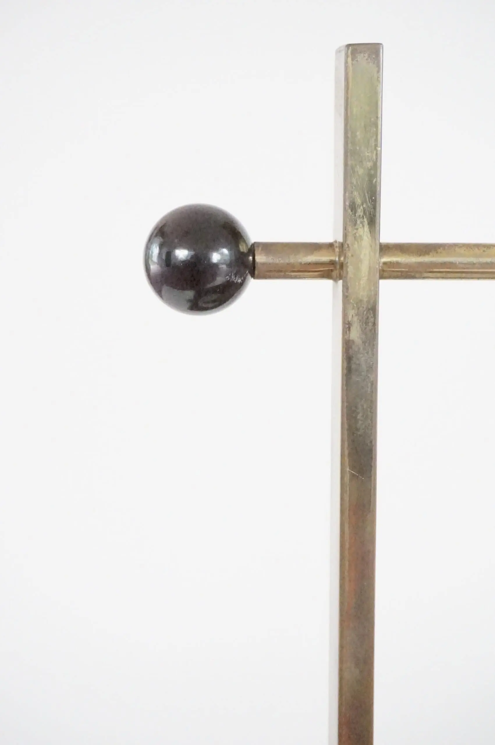 a rare stilux marble and brass table lamp, 1950 — photo 6