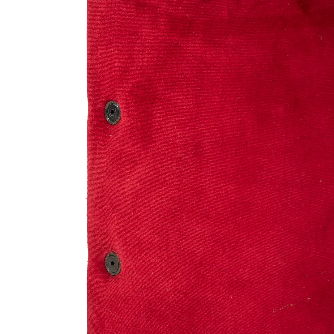 Set of 12 Red Velvet Carlo Scarpa Theatre Chairs, from the Auditorium Roma, 1960 — photo 11