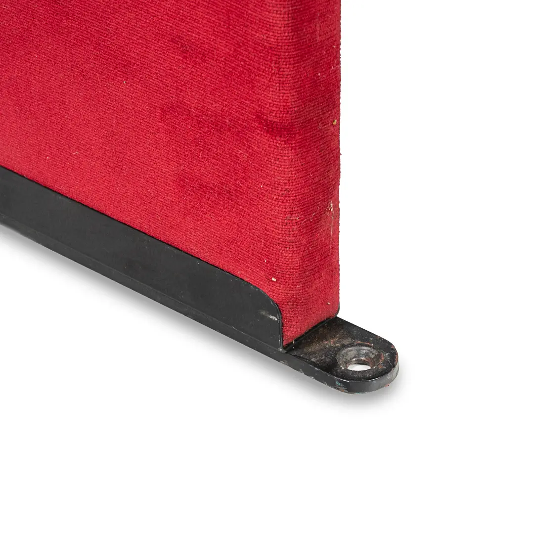Set of 12 Red Velvet Carlo Scarpa Theatre Chairs, from the Auditorium Roma, 1960 — photo 13