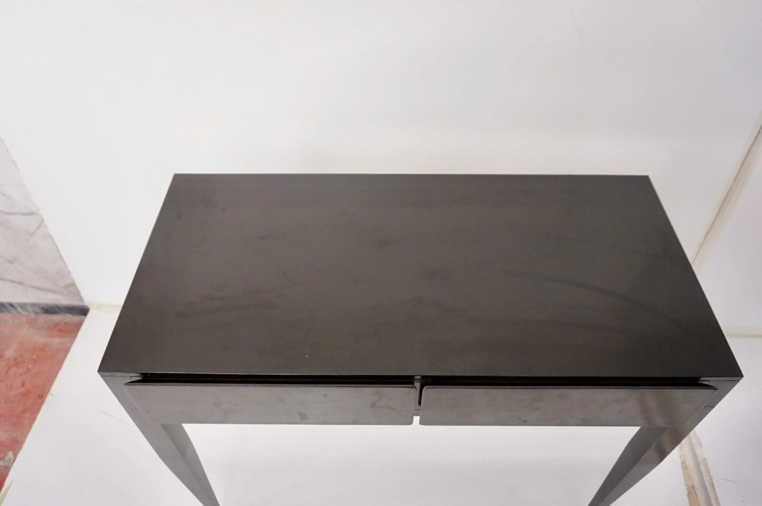 Gio Ponti black lacquered console vanity table  from Hotel Royal, 1955 — photo 6