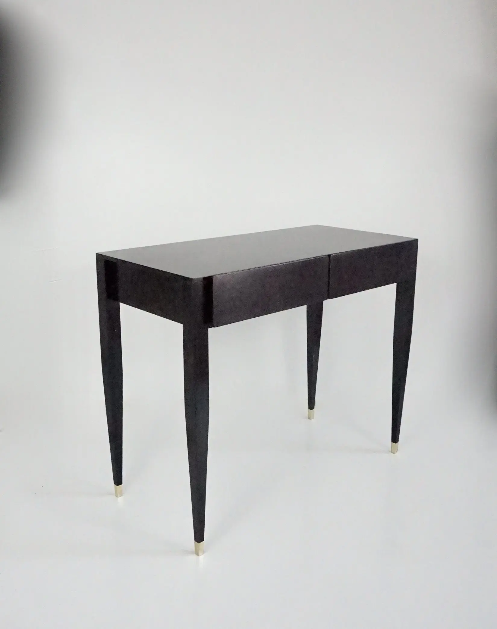 Gio Ponti black lacquered console vanity table  from Hotel Royal, 1955 — image 3