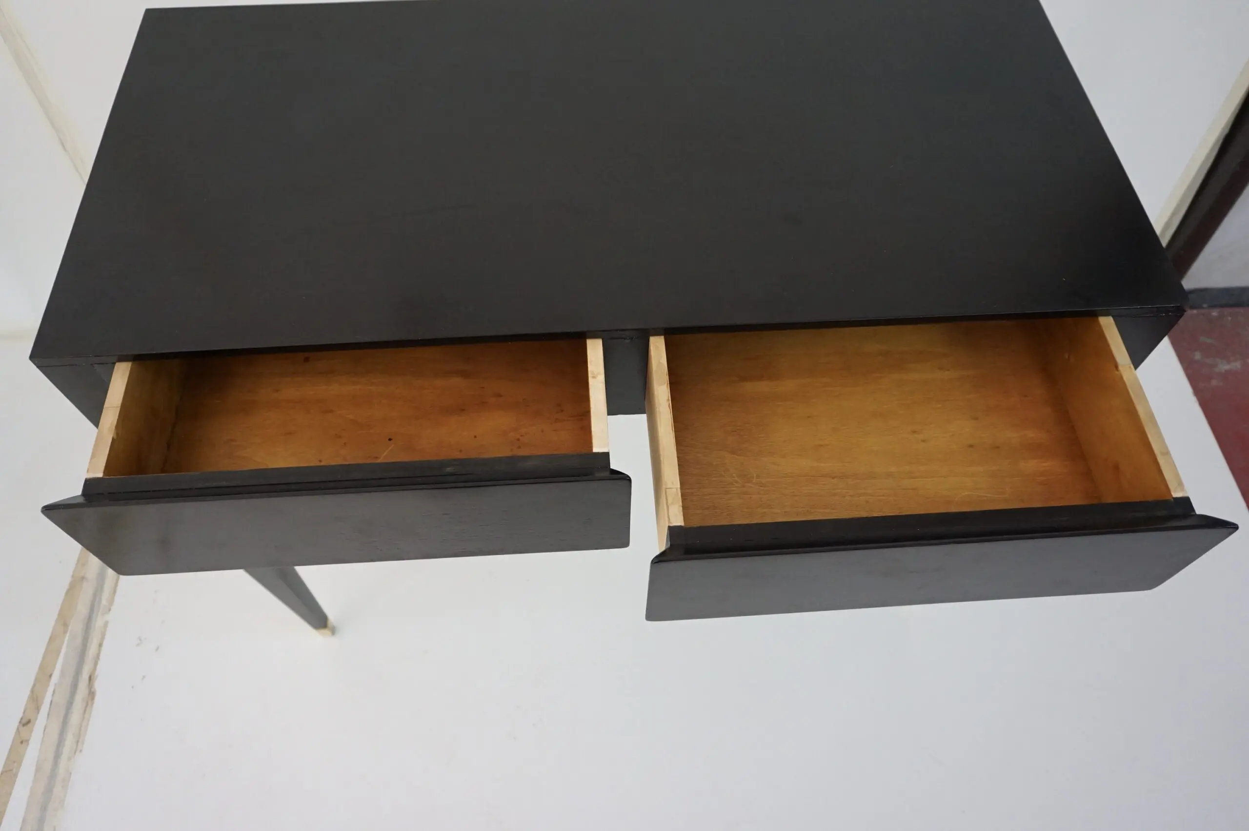Gio Ponti black lacquered console vanity table  from Hotel Royal, 1955 — photo 17