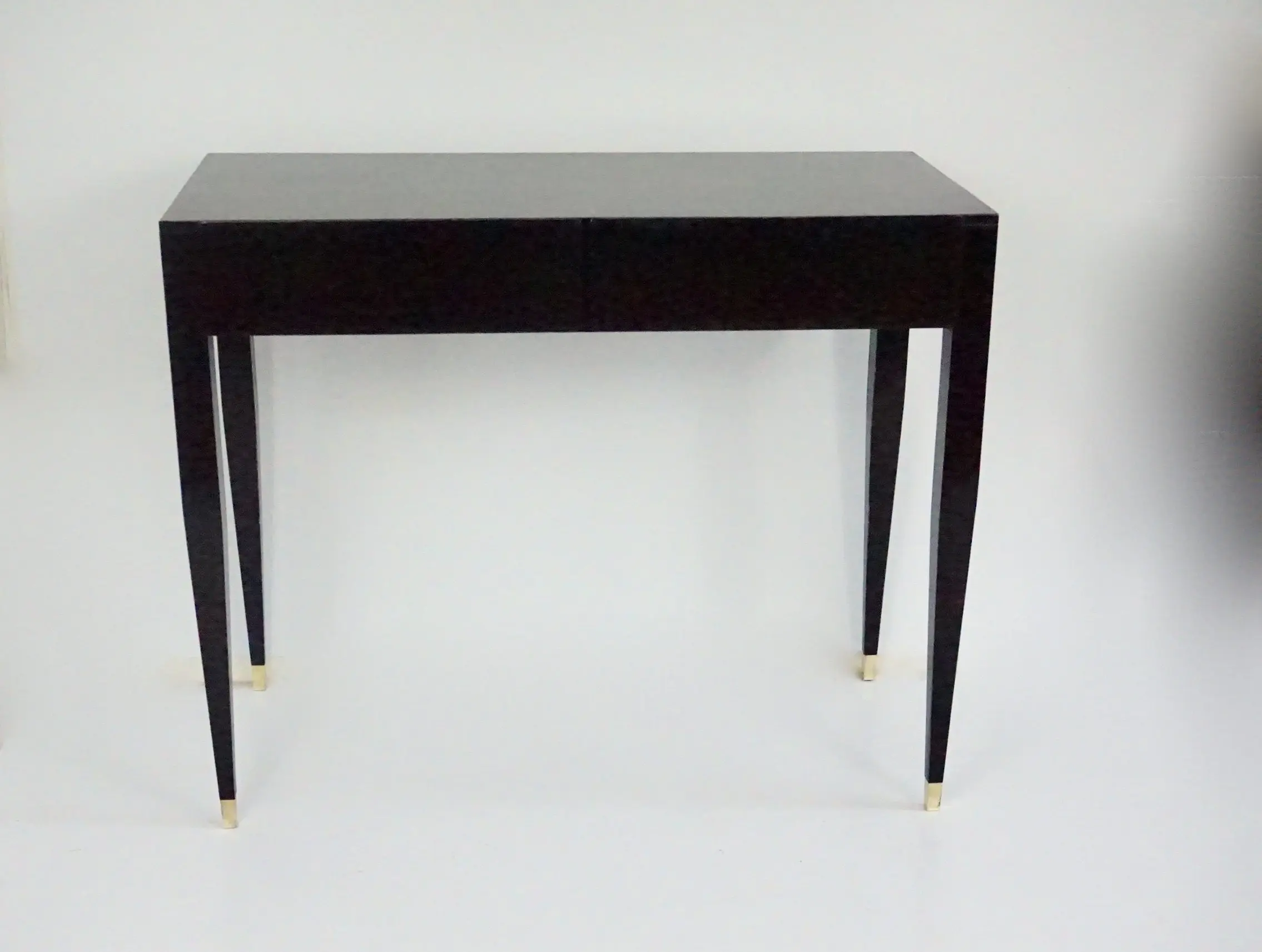 Gio Ponti black lacquered console vanity table  from Hotel Royal, 1955 — Gio Ponti