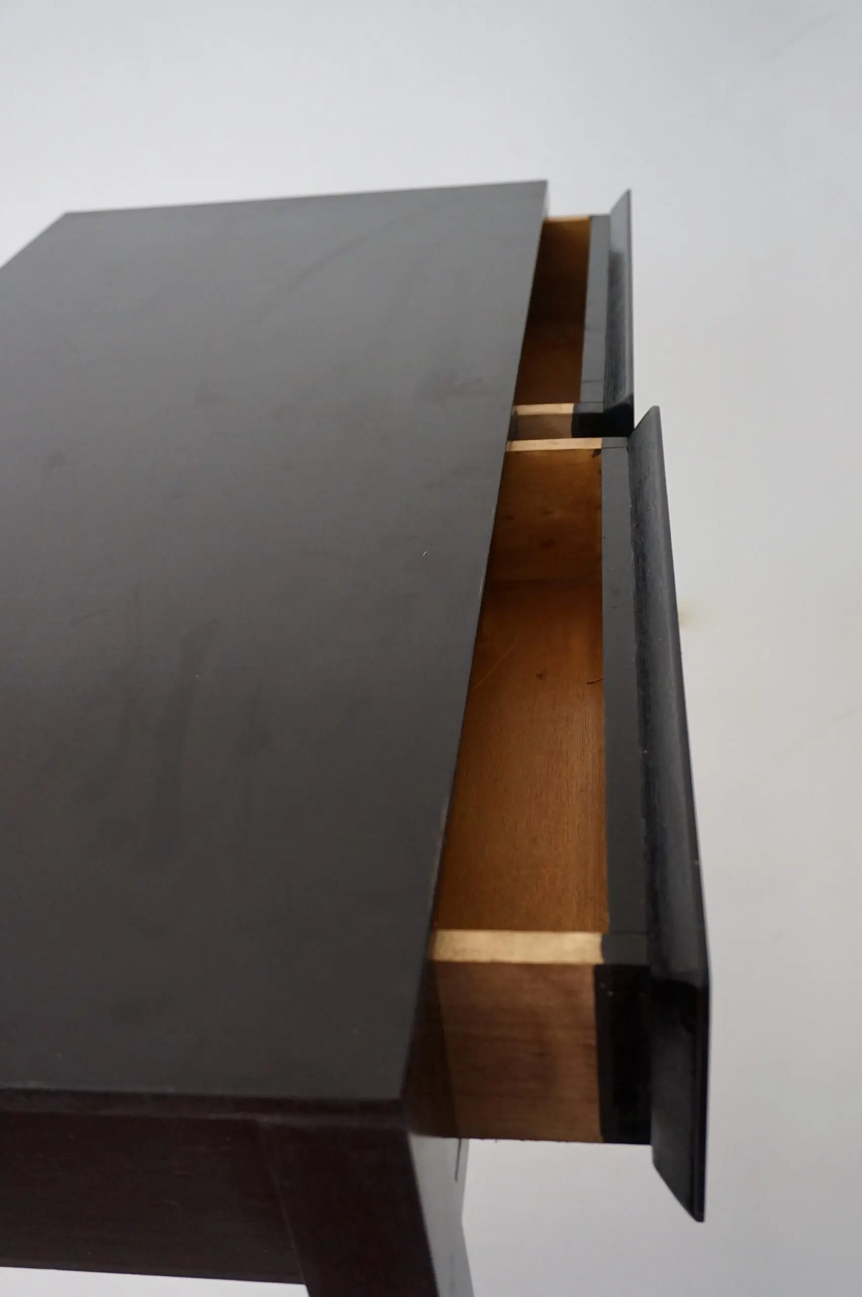 Gio Ponti black lacquered console vanity table  from Hotel Royal, 1955 — photo 8