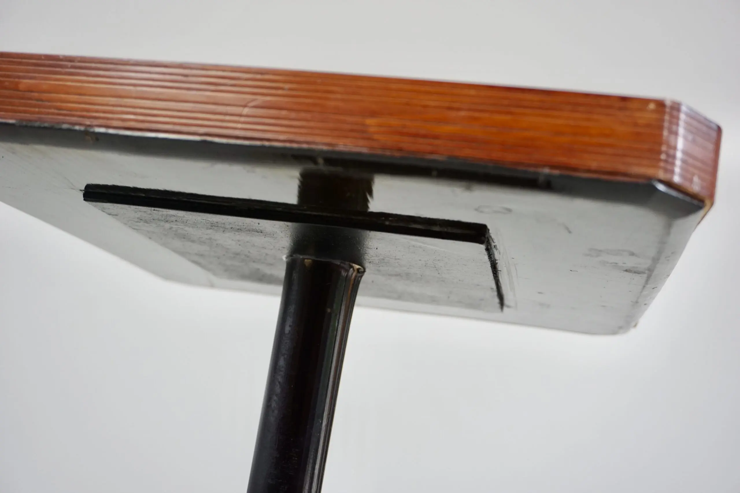 squared  gueridon side table marble, bamboo, wood, brass, C-NOIRE 2 L. Ciompi 25 — photo 15