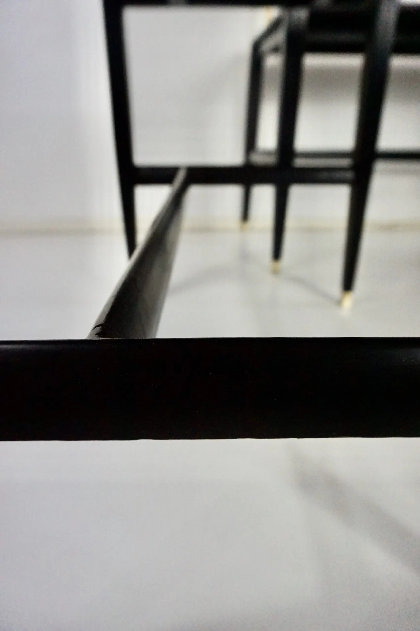 pair Gio Ponti Black Lacquered Side Tables from Hotel Royal, Naples, 1955 — photo 10