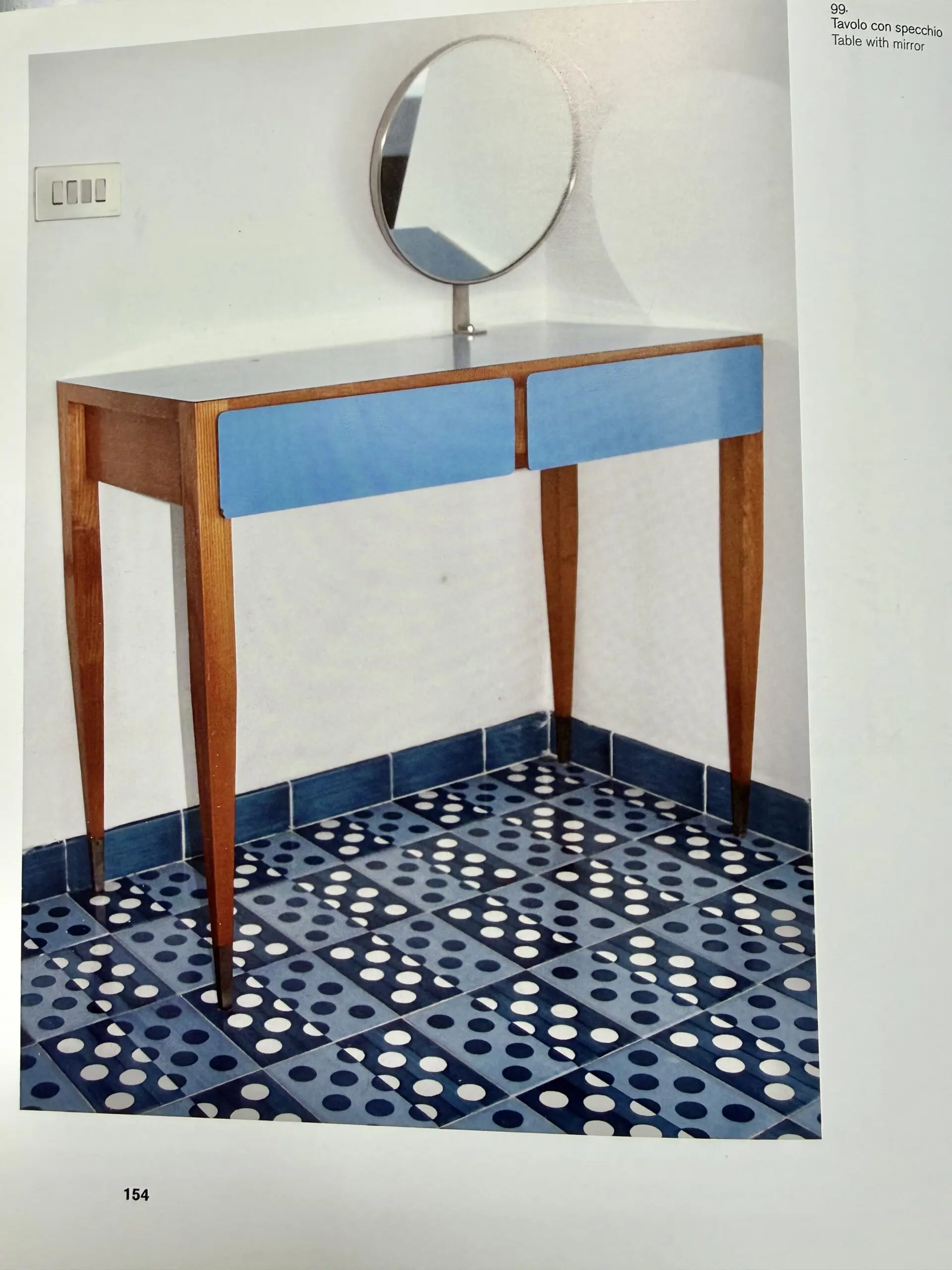 GIO PONTI vanity desk from Hotel Parco dei Principi, Rome 1964 — photo 15