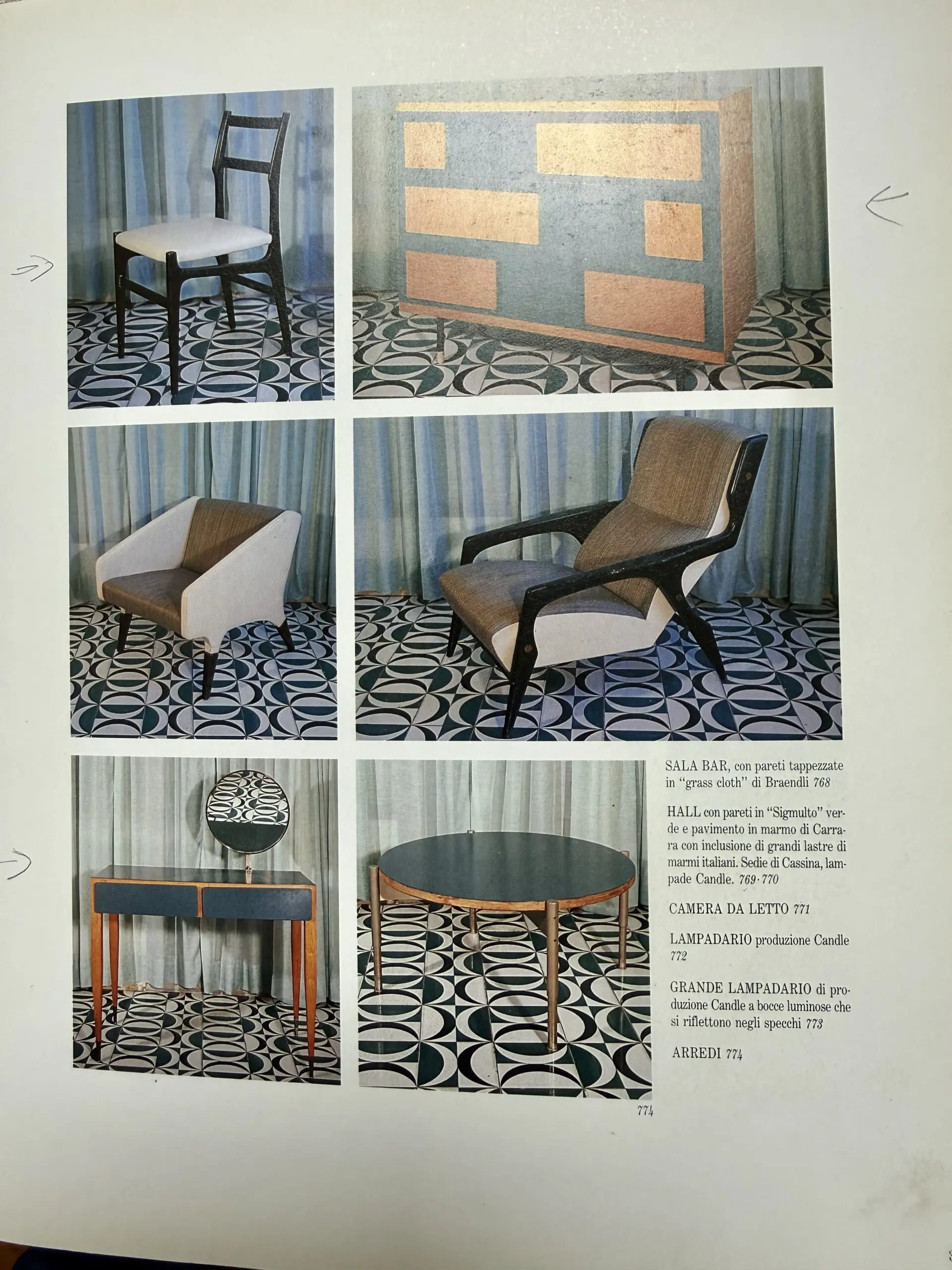 GIO PONTI vanity desk from Hotel Parco dei Principi, Rome 1964 — photo 16