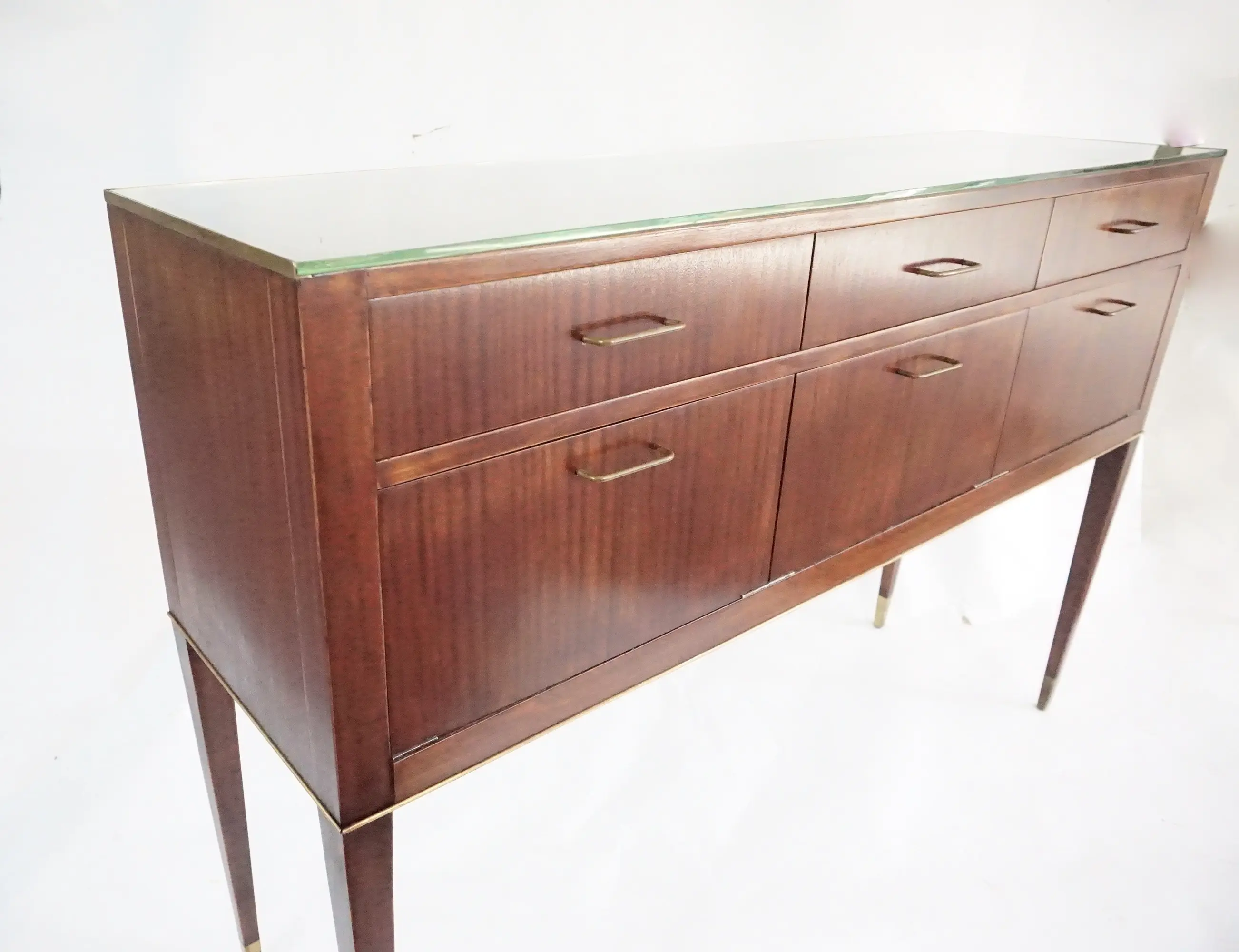Gio Ponti unique wood cabinet for a private residence, Arenzano, 1955 — image 2