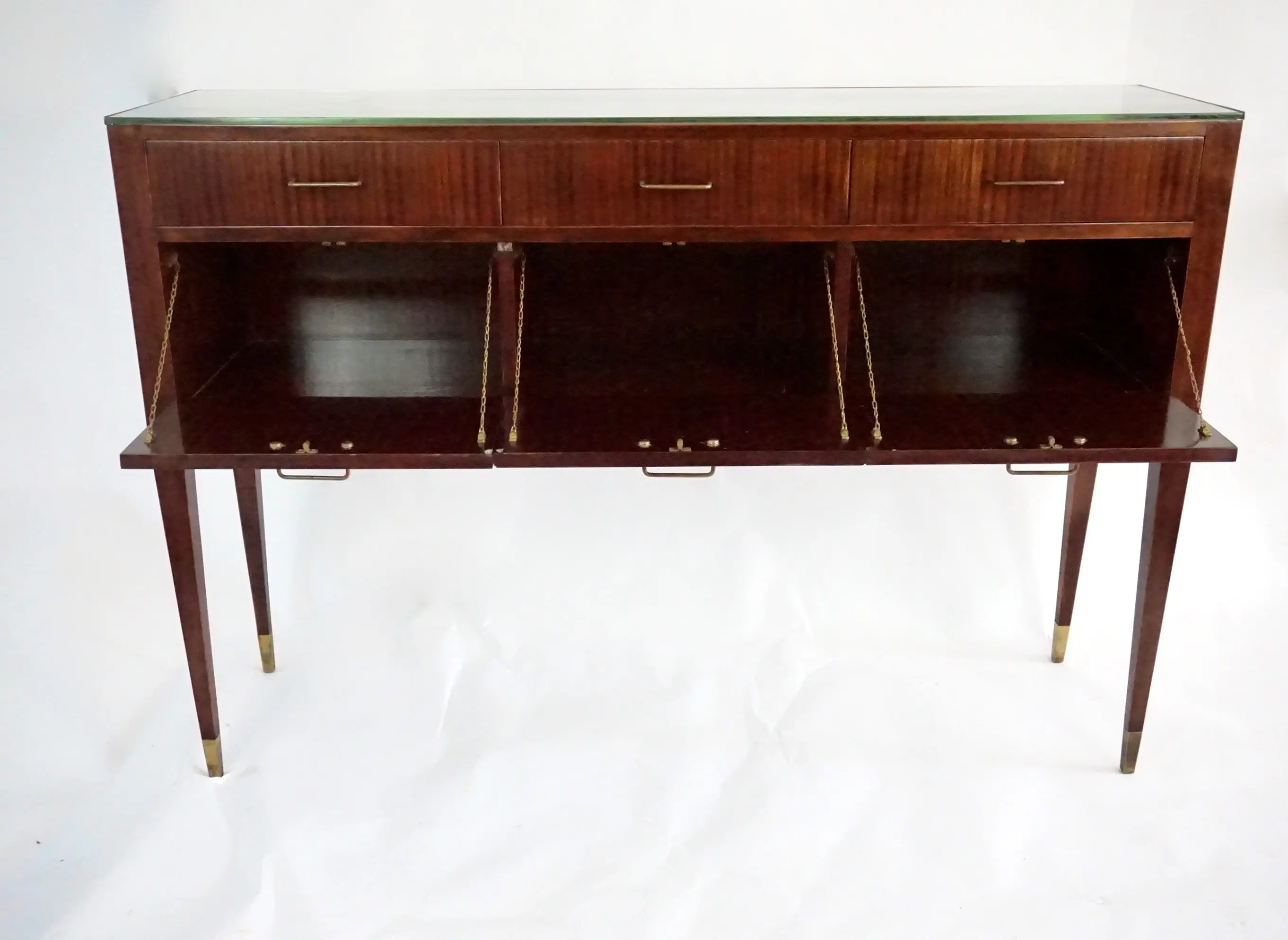 Gio Ponti unique wood cabinet for a private residence, Arenzano, 1955 — photo 10