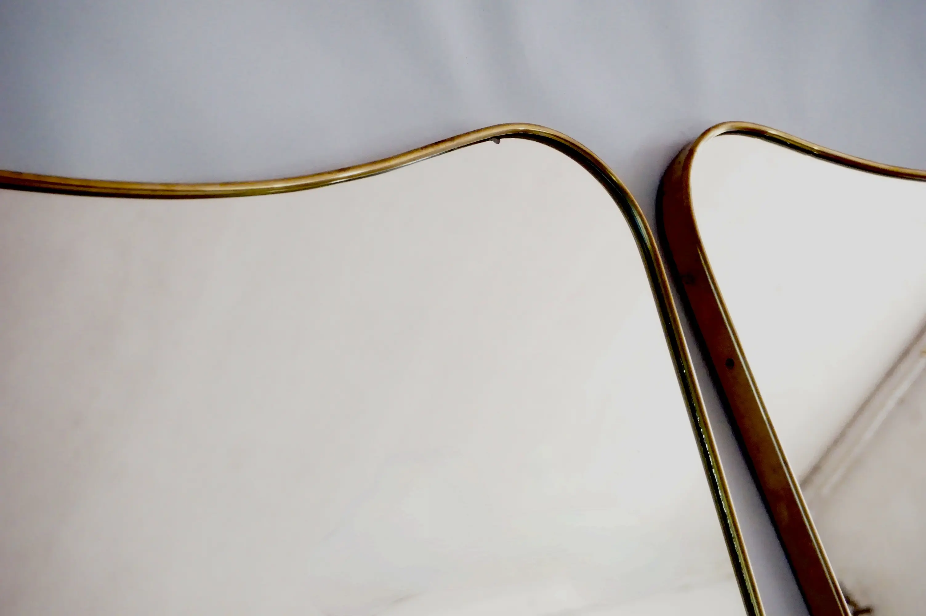 pair of large Gio Ponti wall mirrors from Hotel Bristol Merano, 1950 — photo 11