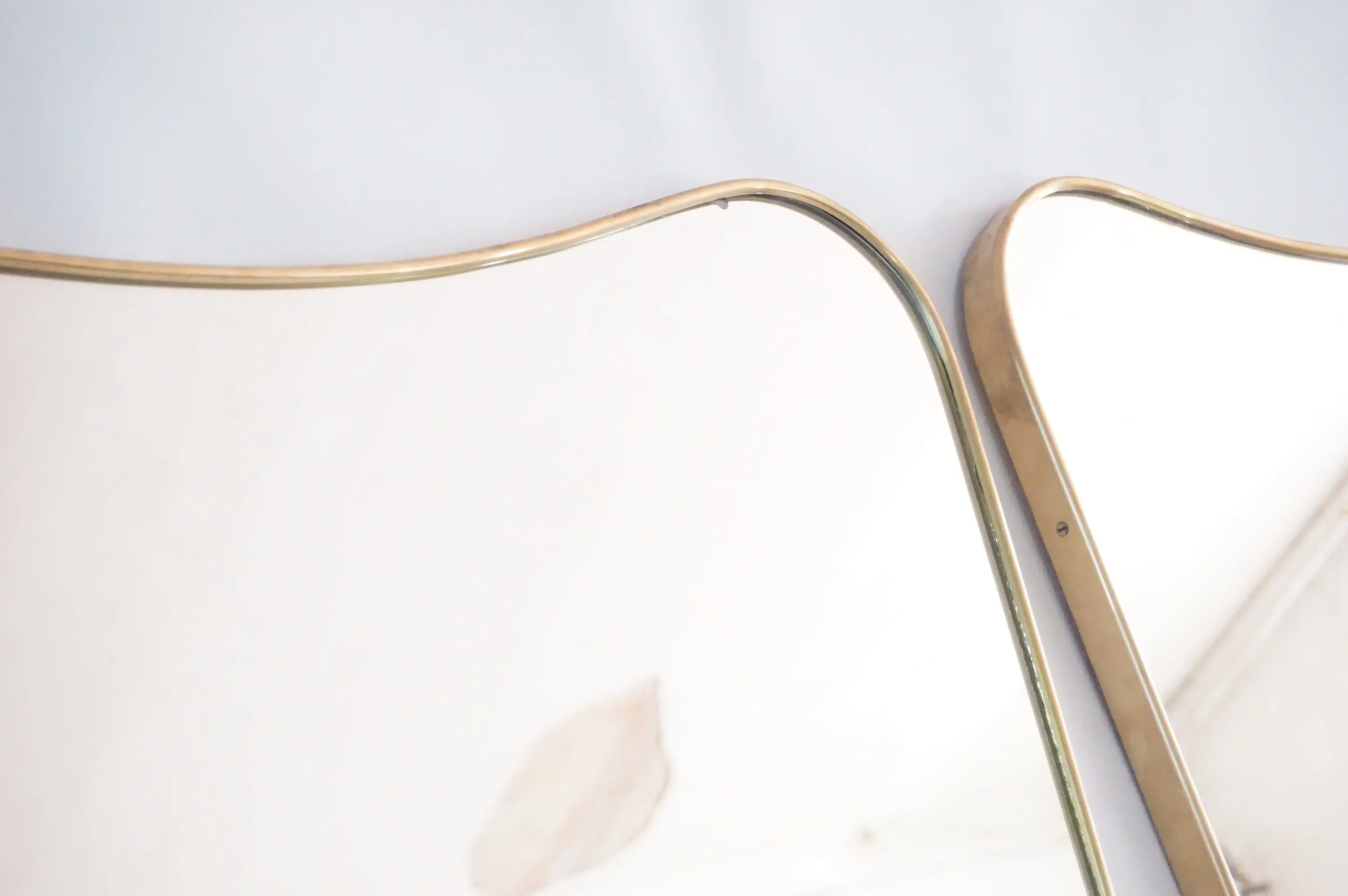 pair of large Gio Ponti wall mirrors from Hotel Bristol Merano, 1950 — photo 12