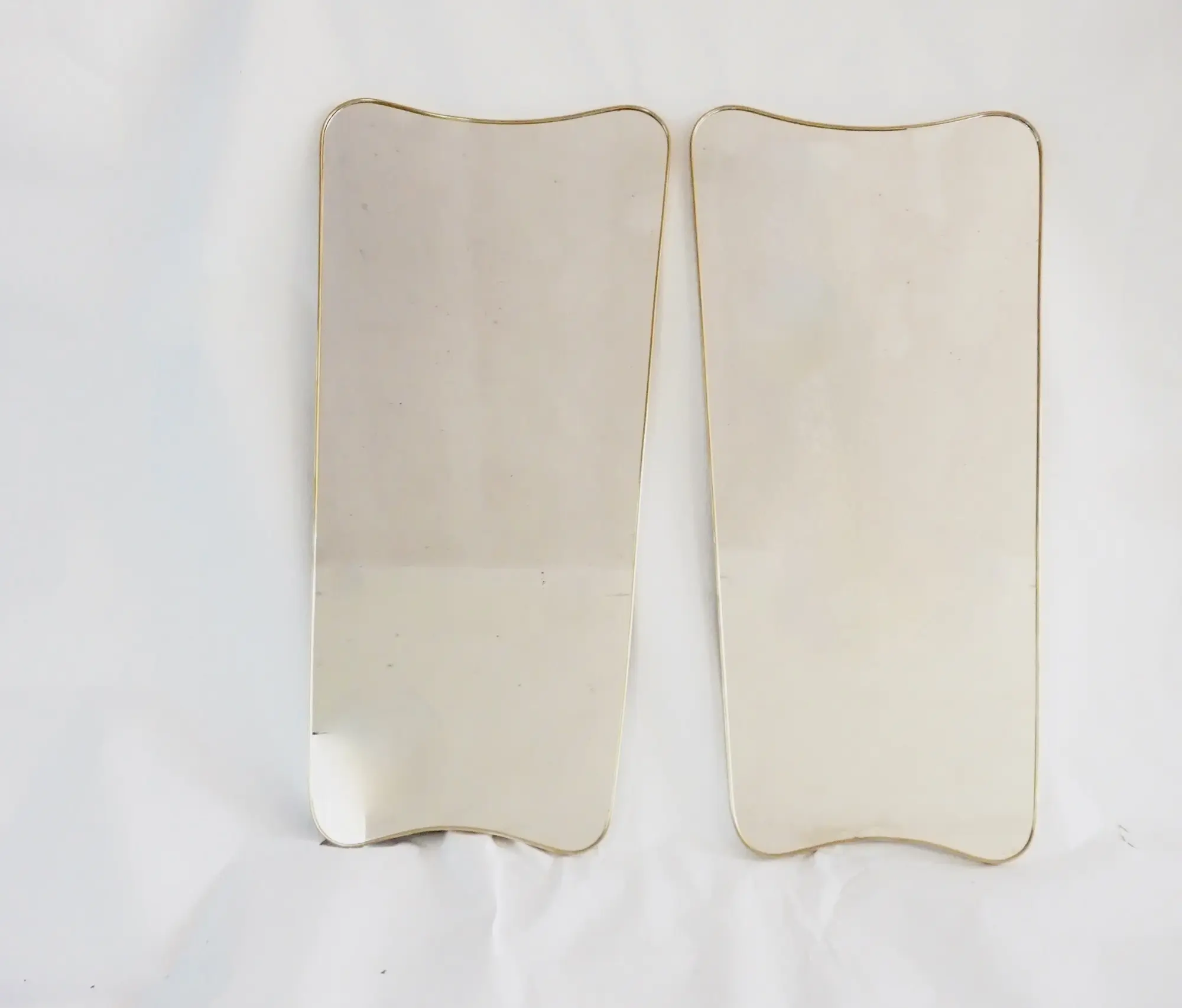 pair of large Gio Ponti wall mirrors from Hotel Bristol Merano, 1950 — photo 6
