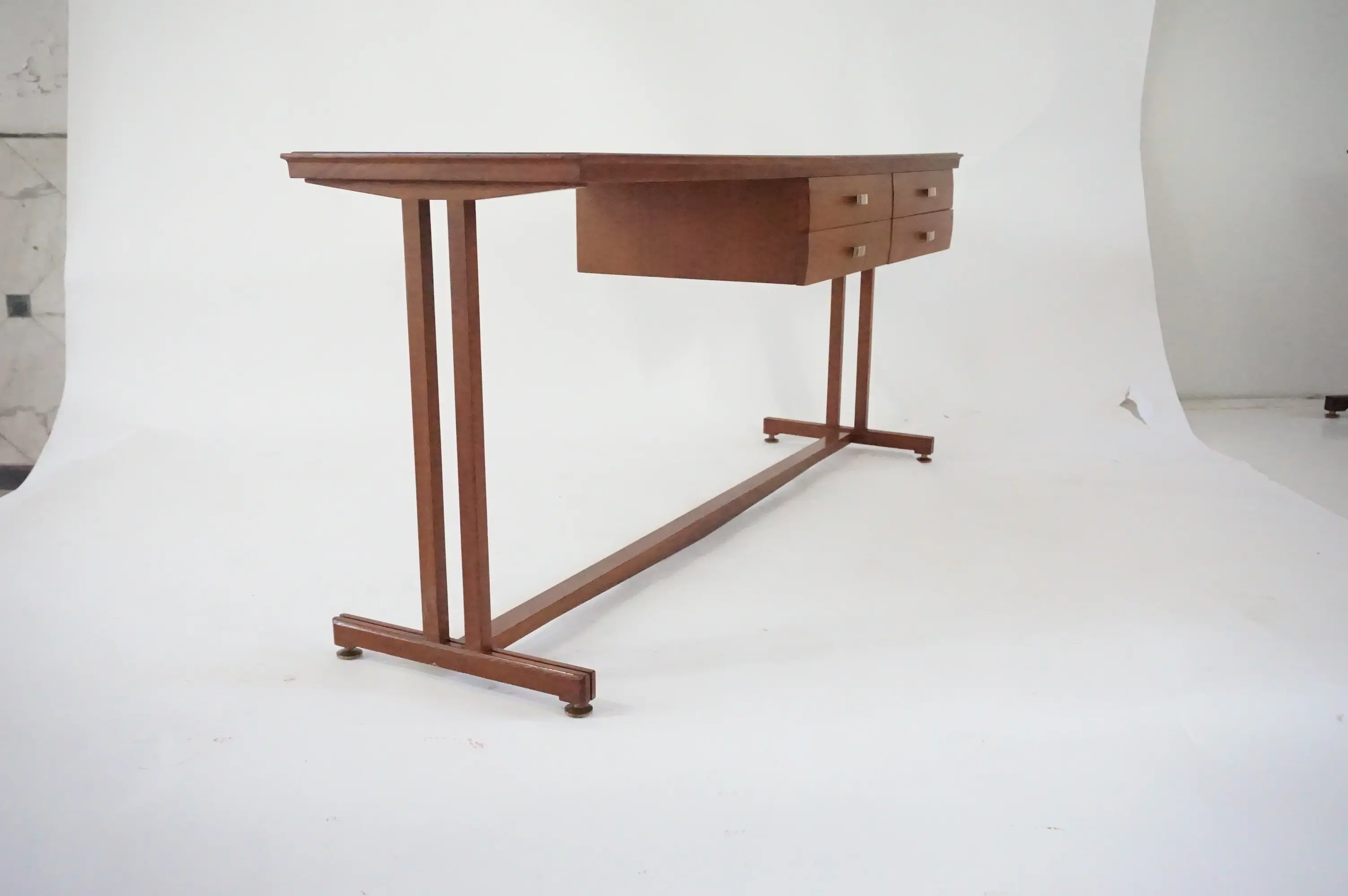 Silvio Cavatorta large consolle -dressing table, with a large mirror, 1950 — photo 17