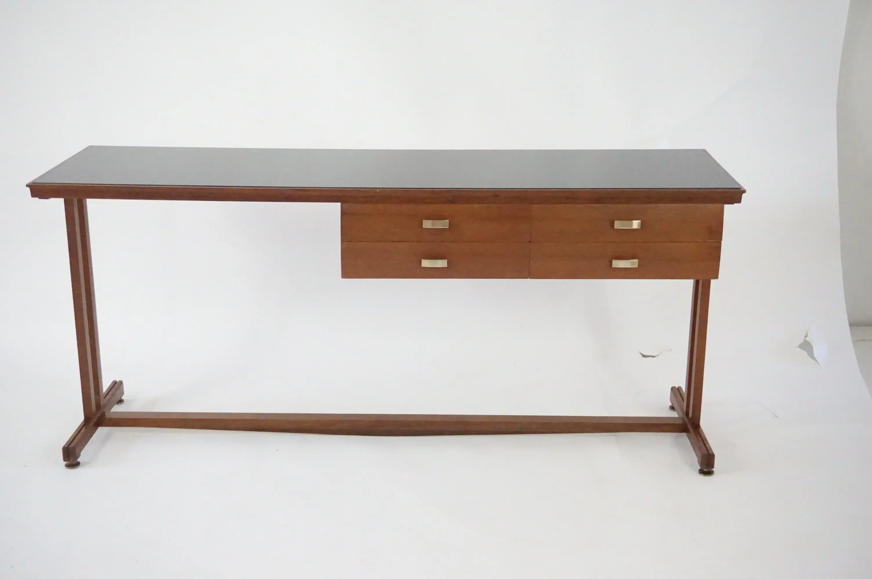 Silvio Cavatorta large consolle -dressing table, with a large mirror, 1950 — image 3
