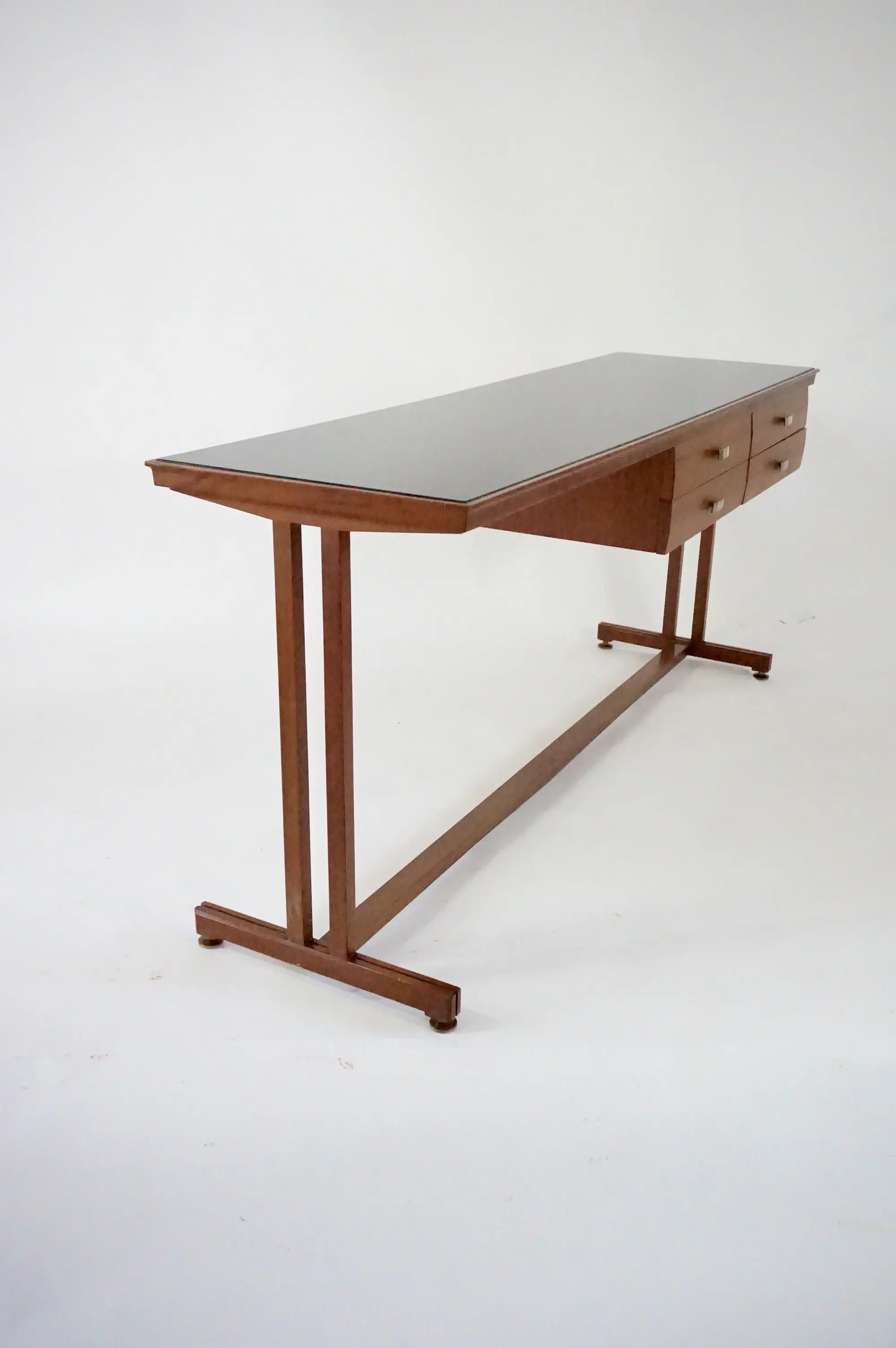 pair of Silvio Cavatorta large consolle tables, dressing tables, 1950 — photo 15
