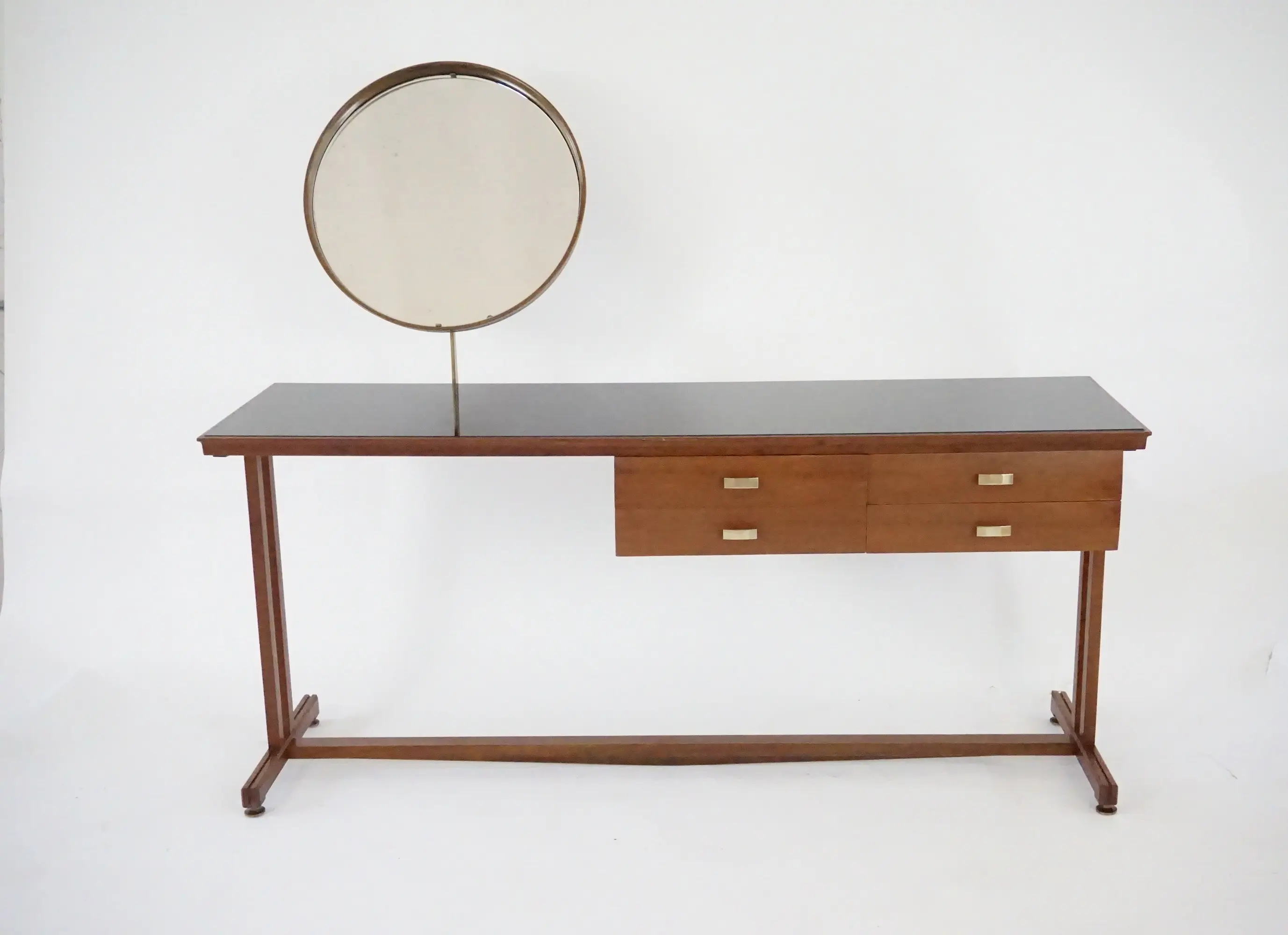 pair of Silvio Cavatorta large consolle tables, dressing tables, 1950 — photo 30