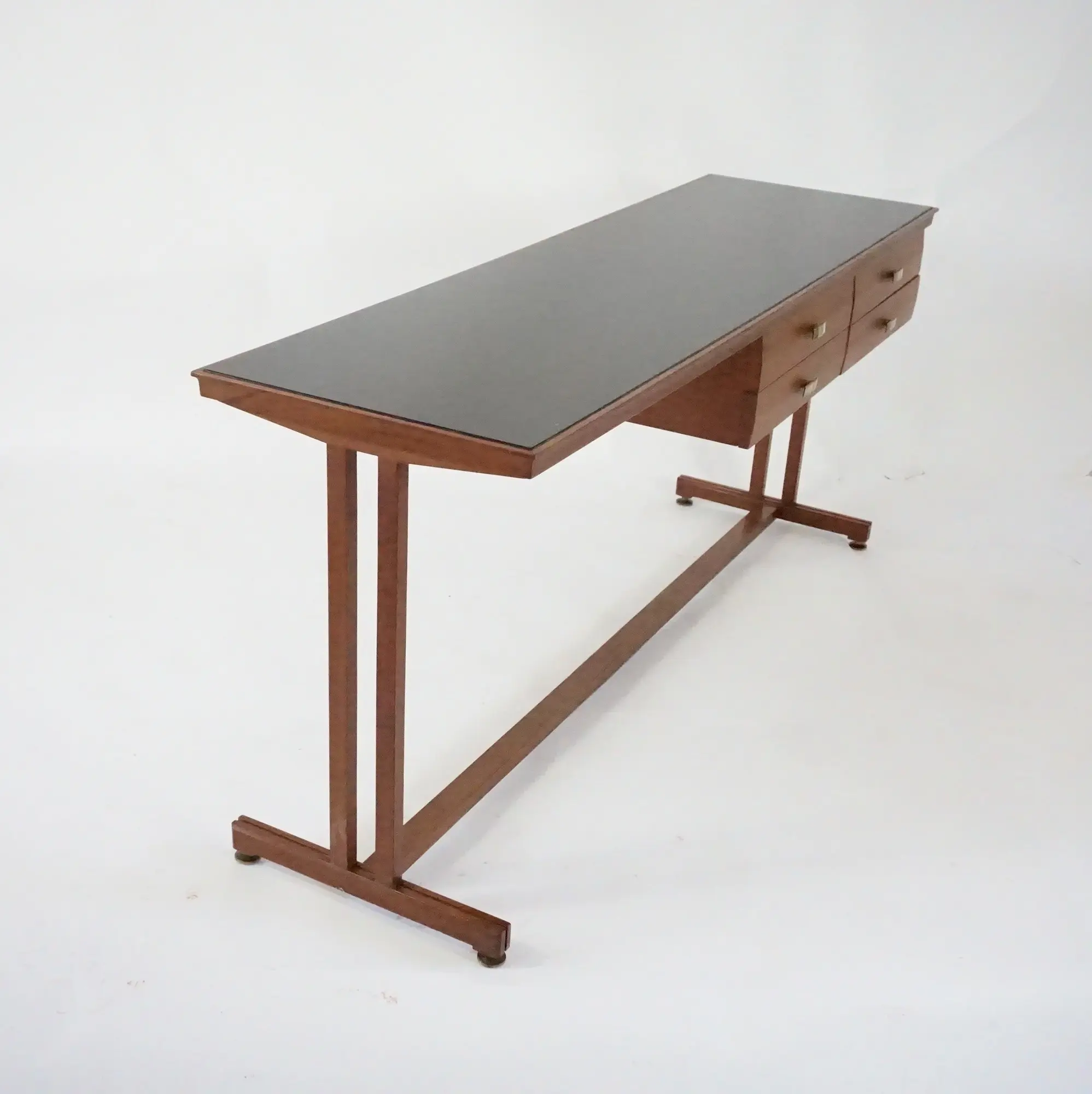 pair of Silvio Cavatorta large consolle tables, dressing tables, 1950 — photo 18