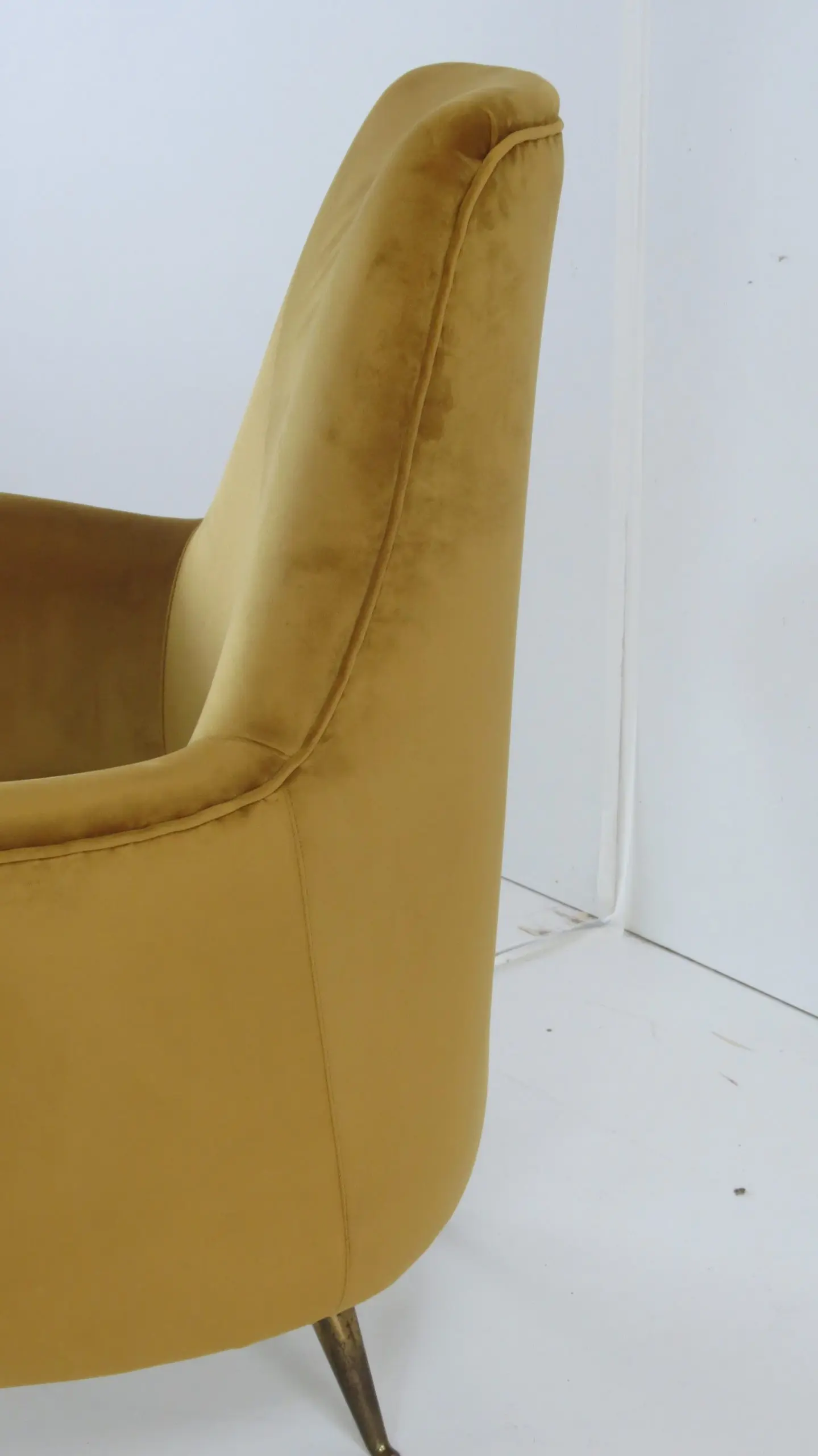 Pair of Rare Gold Ico & Luisa Parisi Armchairs by Isa, 1952 — photo 14