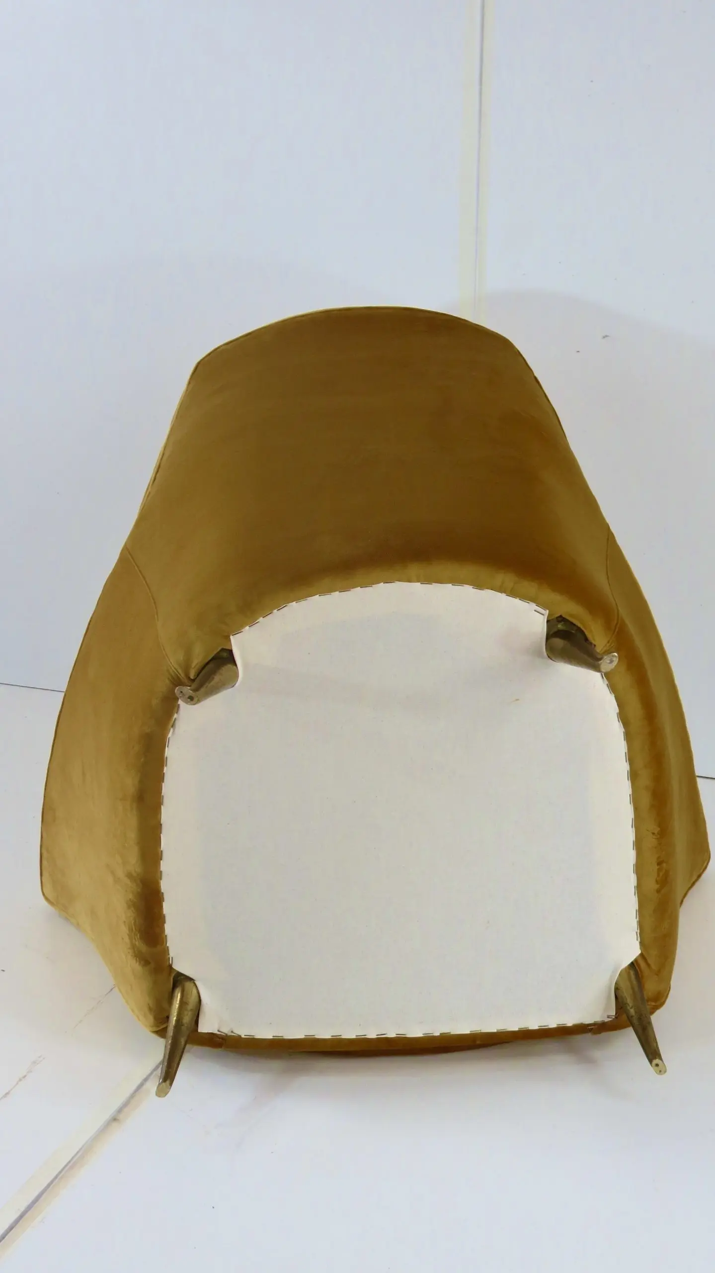 Pair of Rare Gold Ico & Luisa Parisi Armchairs by Isa, 1952 — photo 18