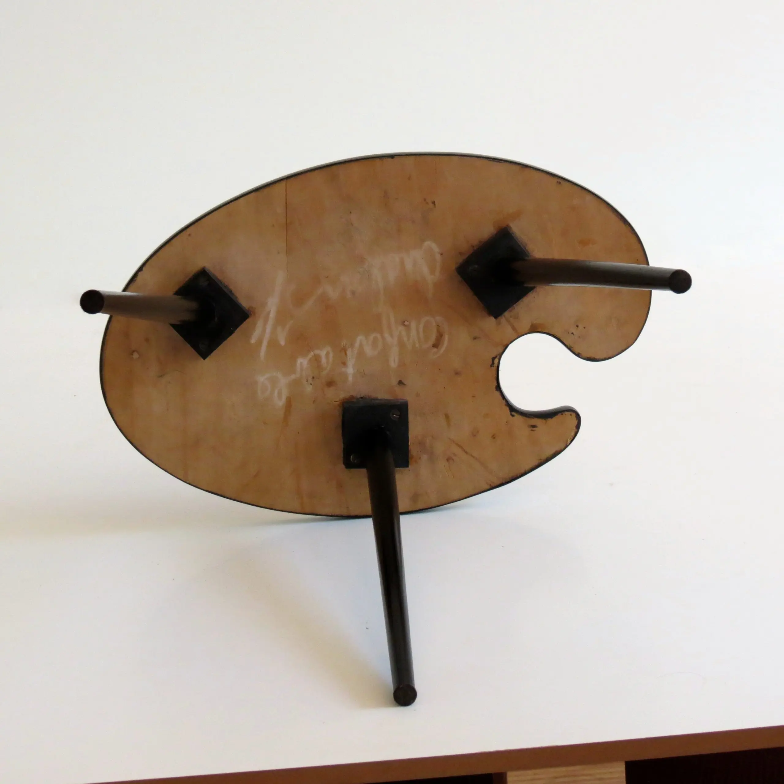 Unique Original Italian Palette Coffee Table, 1950 — photo 8