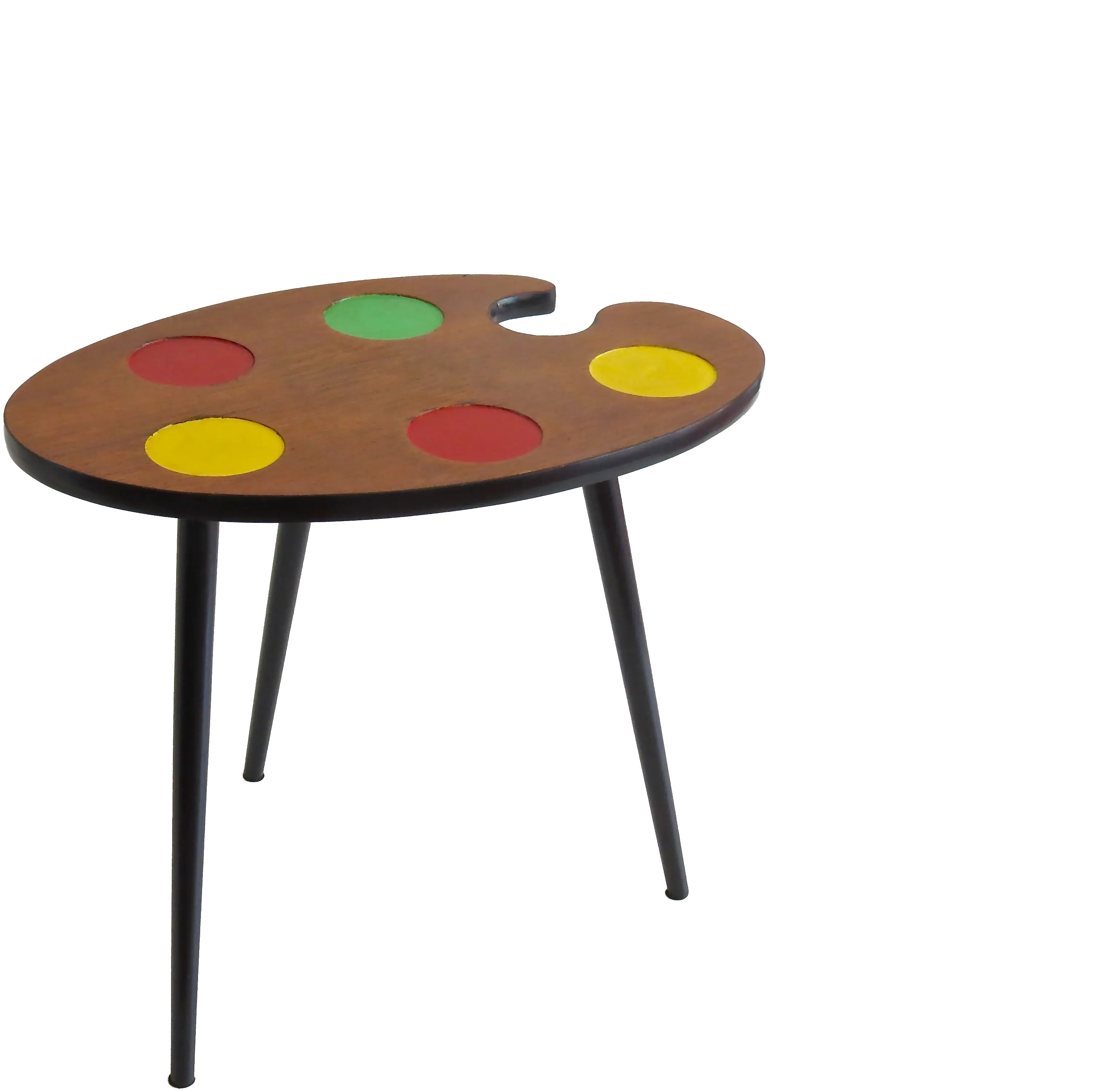 Unique Original Italian Palette Coffee Table, 1950 — Unknown