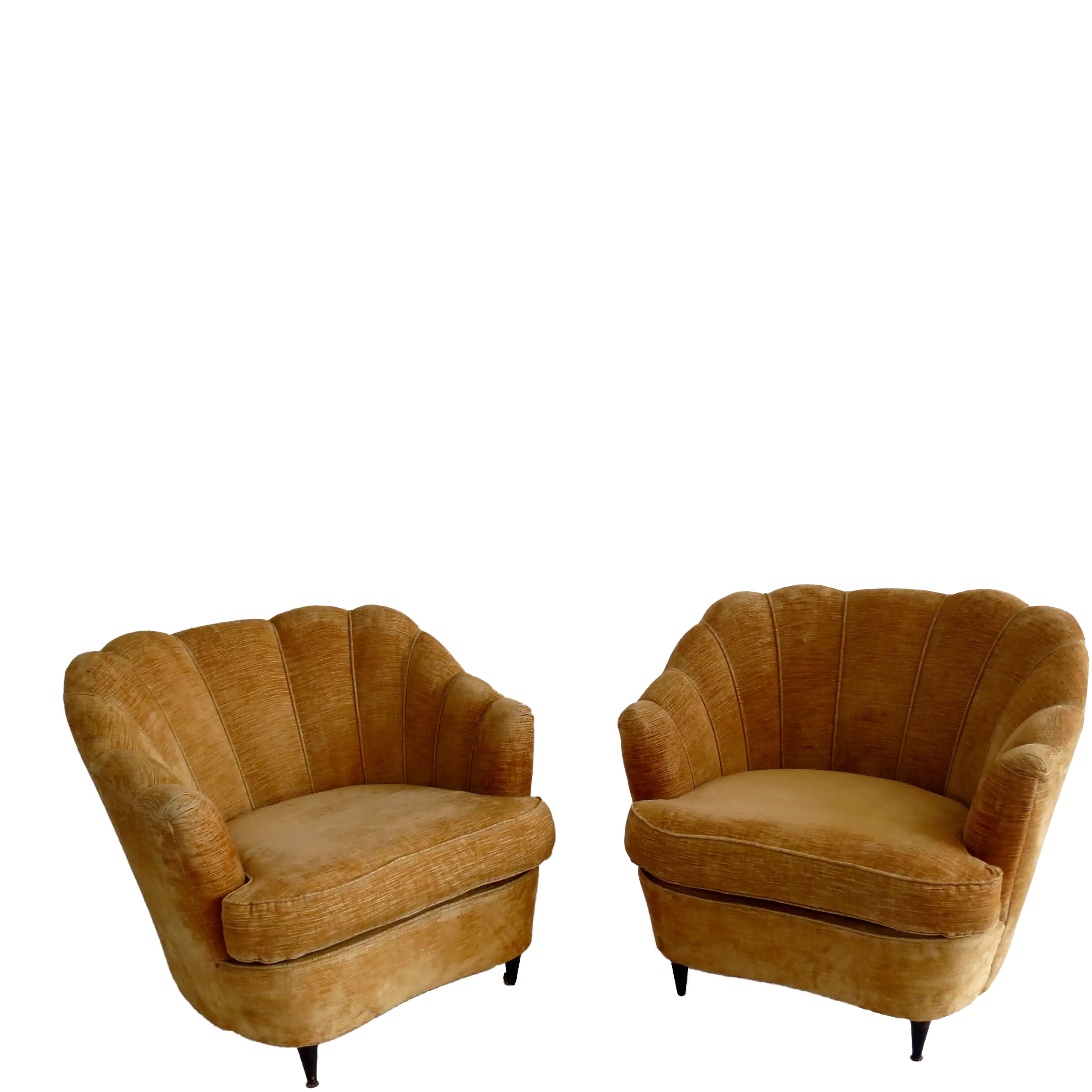 Pair of Large Armchairs Attributed to Guglielmo Ulrich, 1950 — photo 12