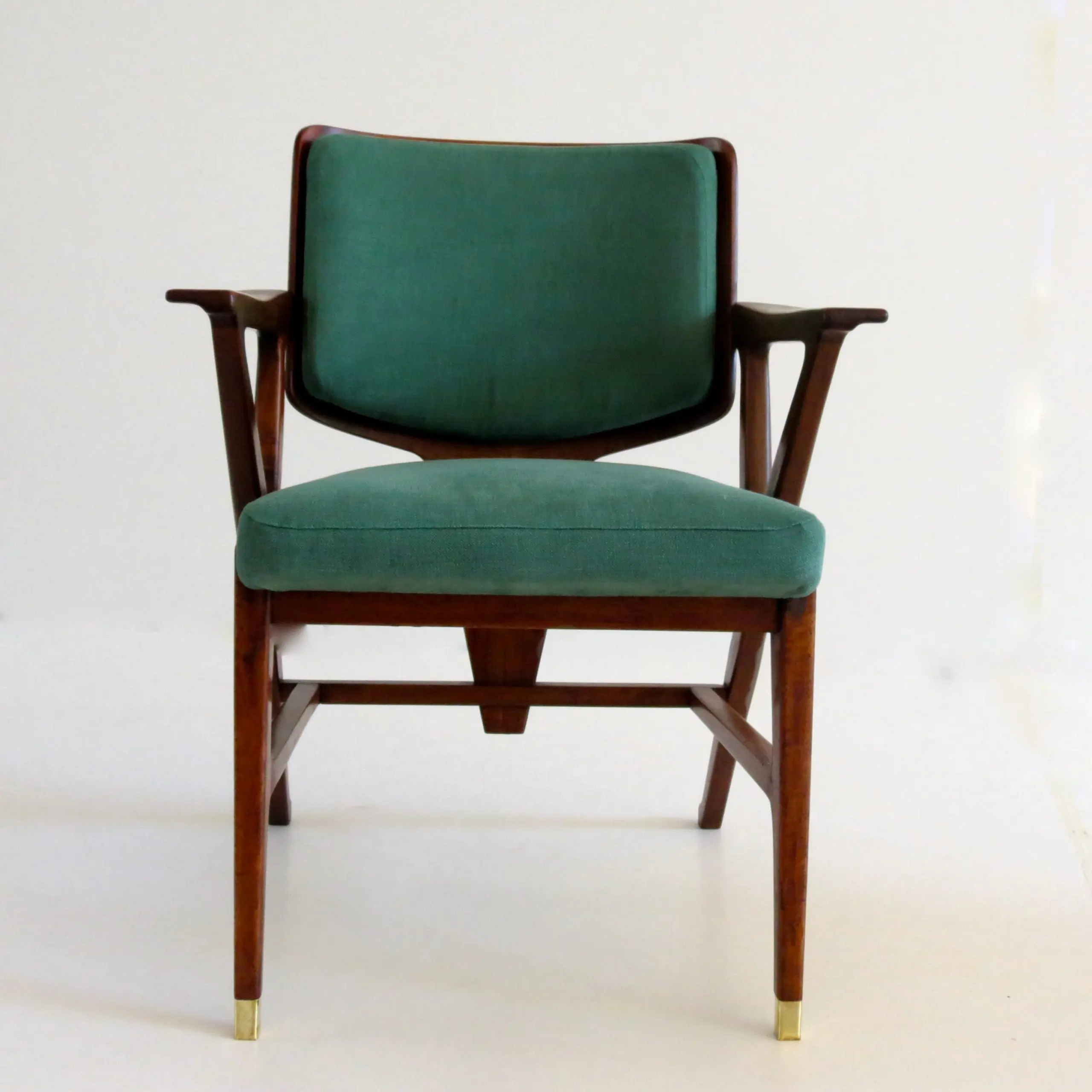 Important and rare set of six Cassina dining armchairs, 1950 — photo 7