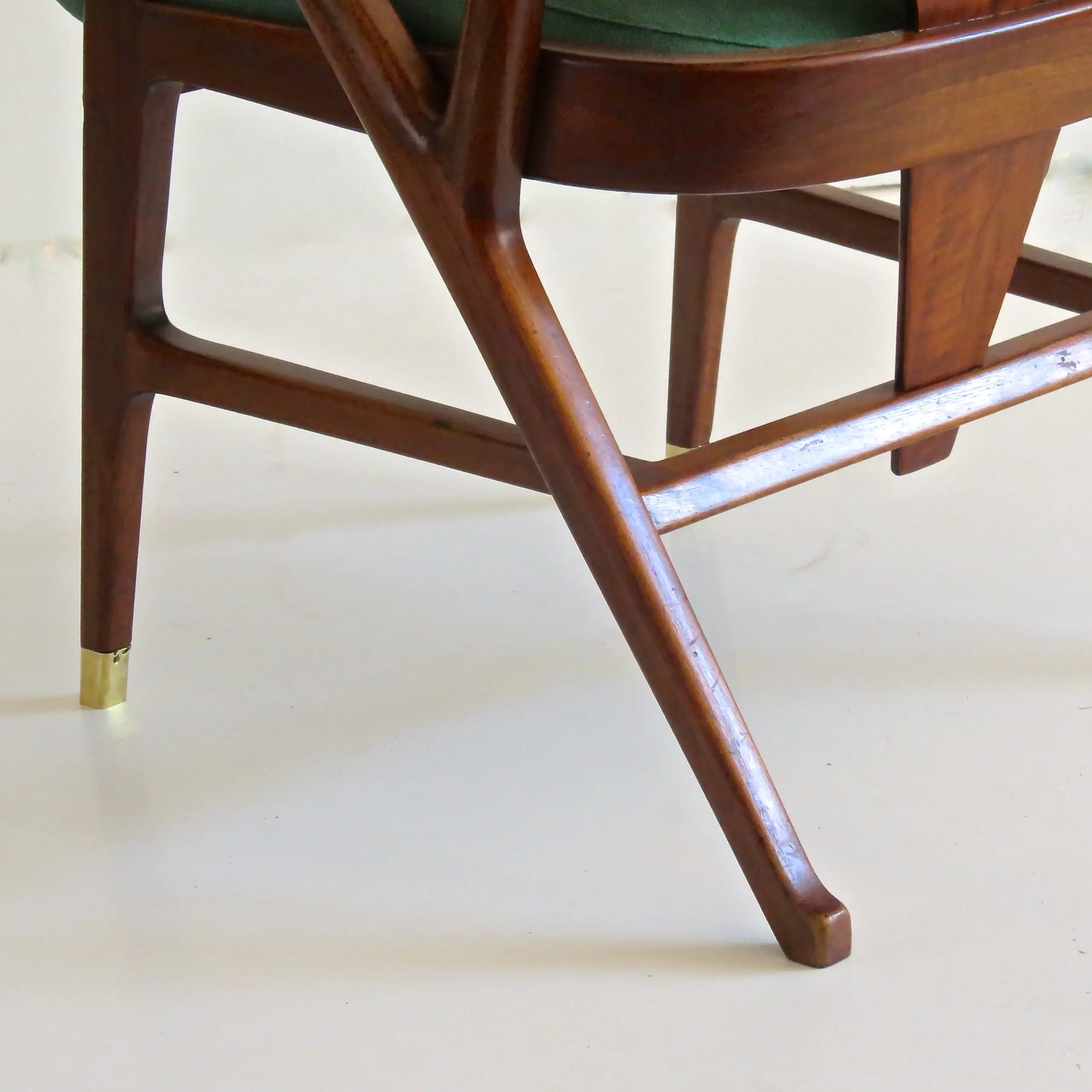 Important and rare set of six Cassina dining armchairs, 1950 — photo 4