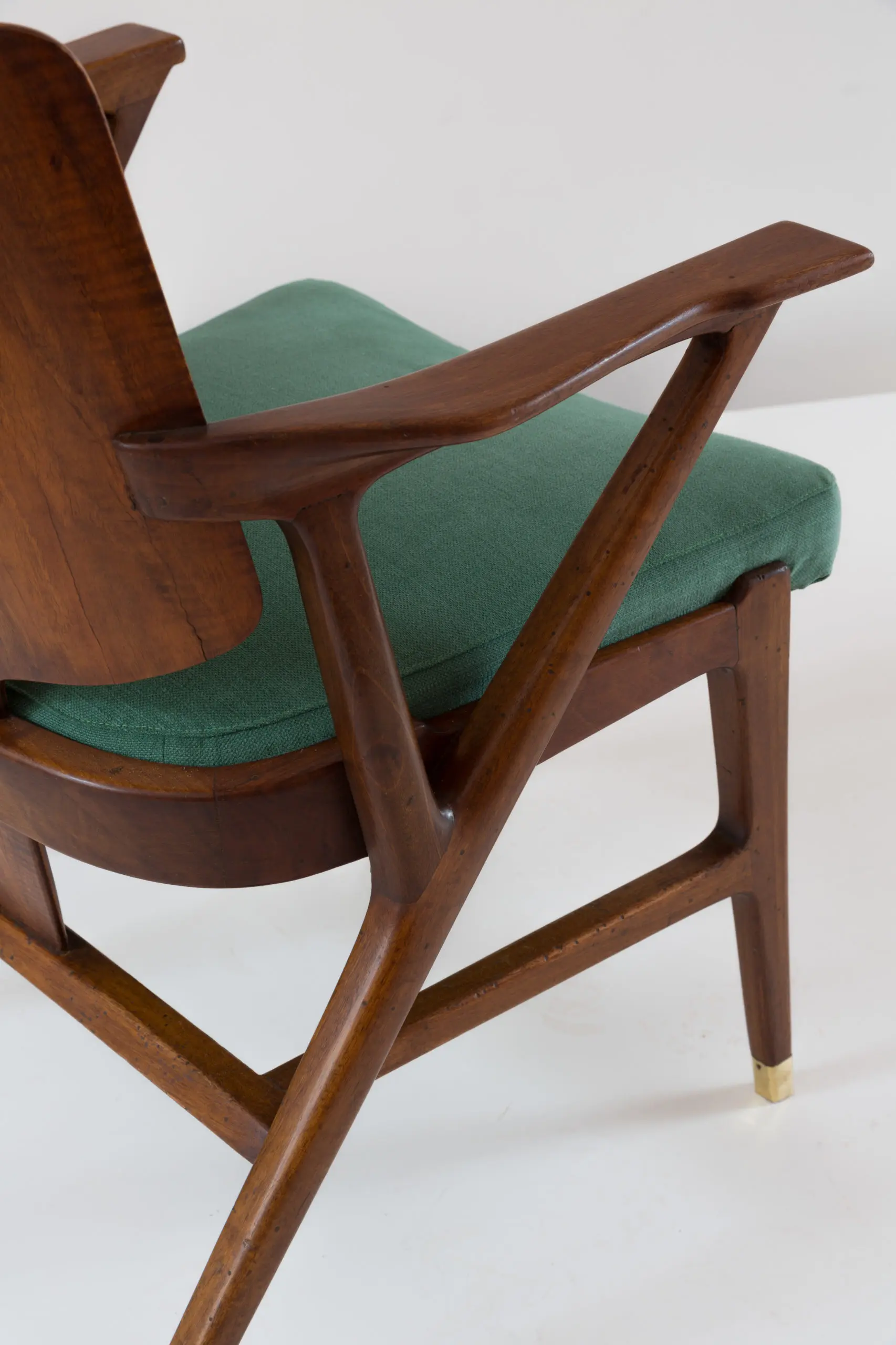 Important and rare set of six Cassina dining armchairs, 1950 — photo 21