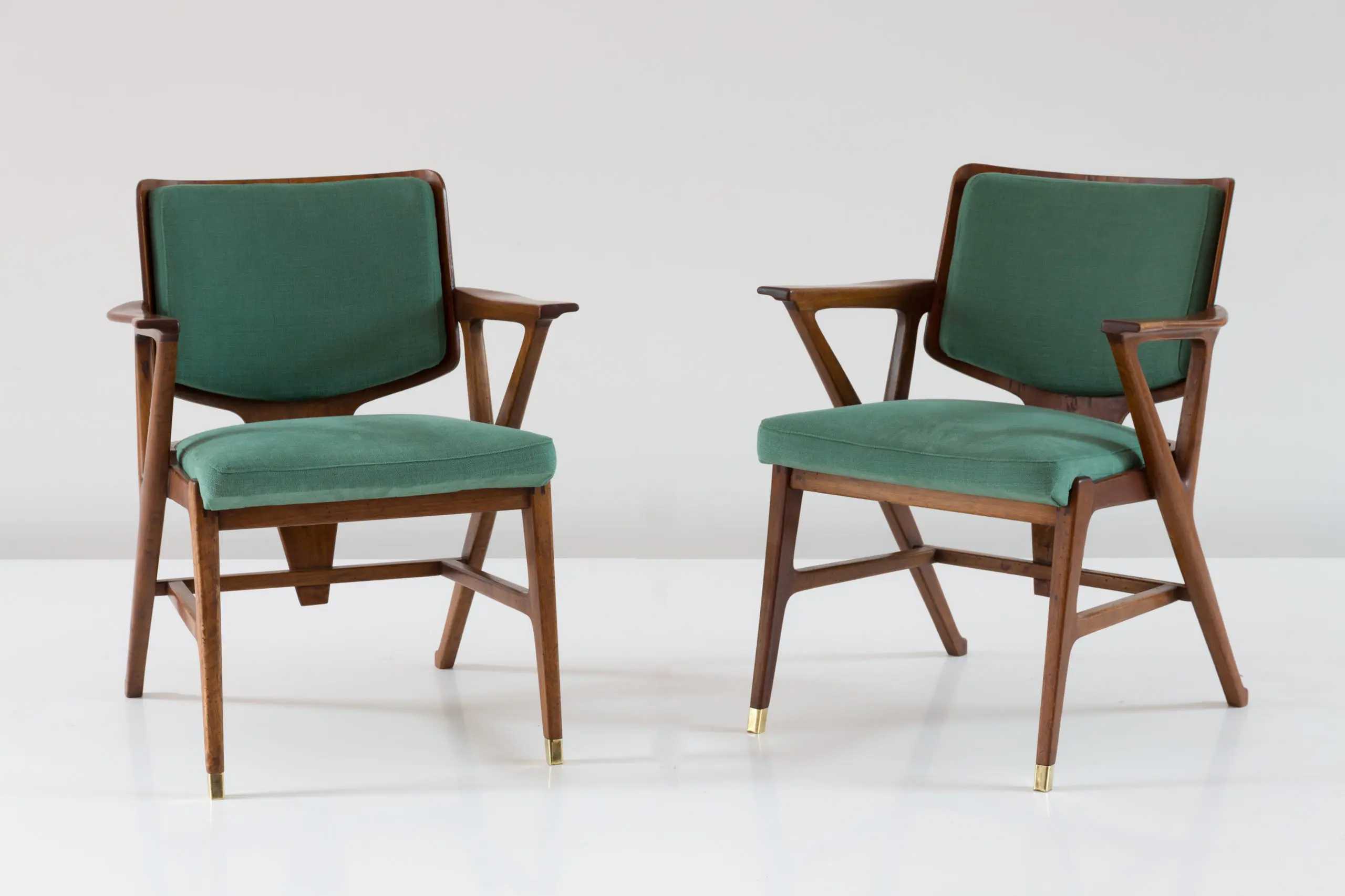 Important and rare set of six Cassina dining armchairs, 1950 — photo 12