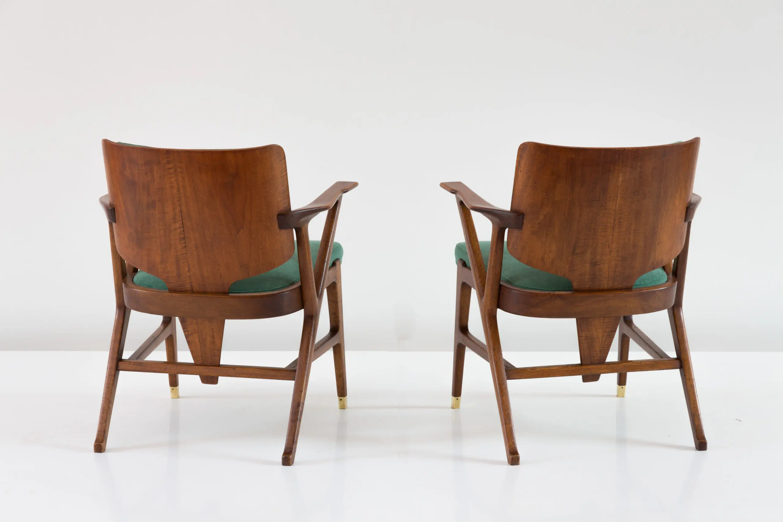 Important and rare set of six Cassina dining armchairs, 1950 — photo 14