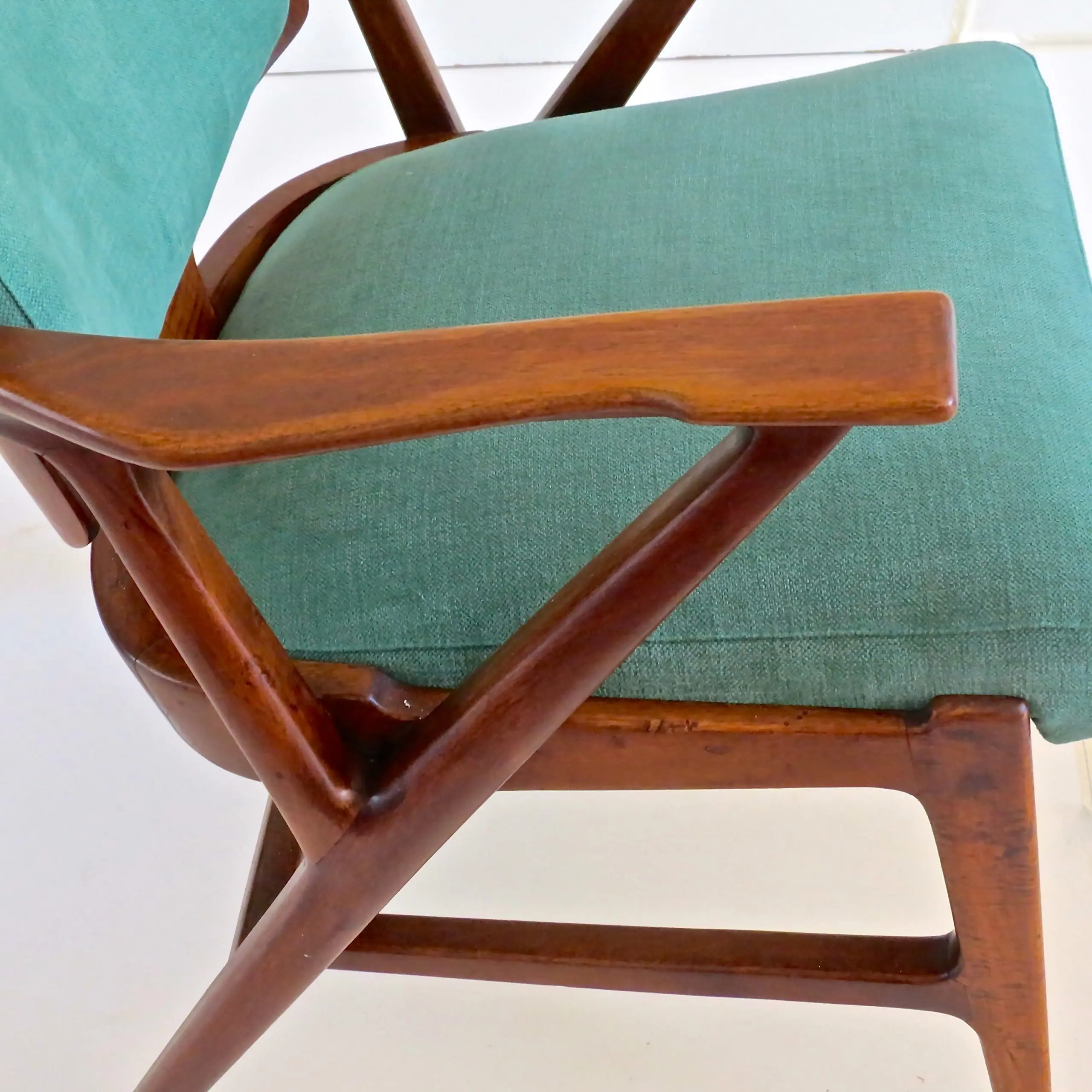 Important and rare set of six Cassina dining armchairs, 1950 — photo 5