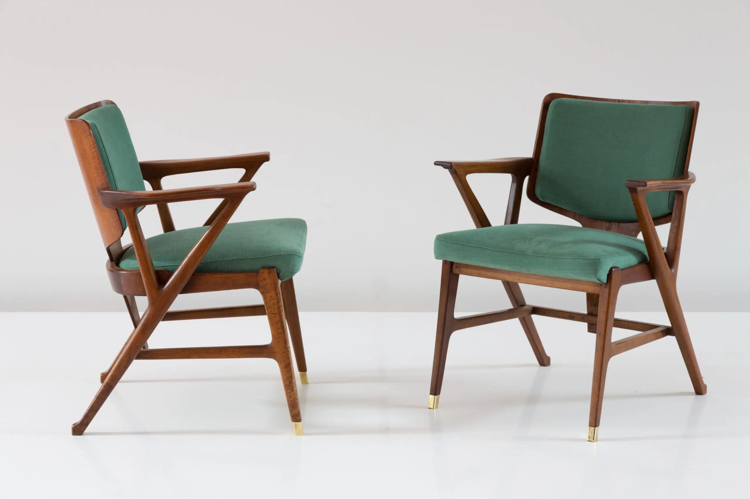 Important and rare set of six Cassina dining armchairs, 1950 — photo 11