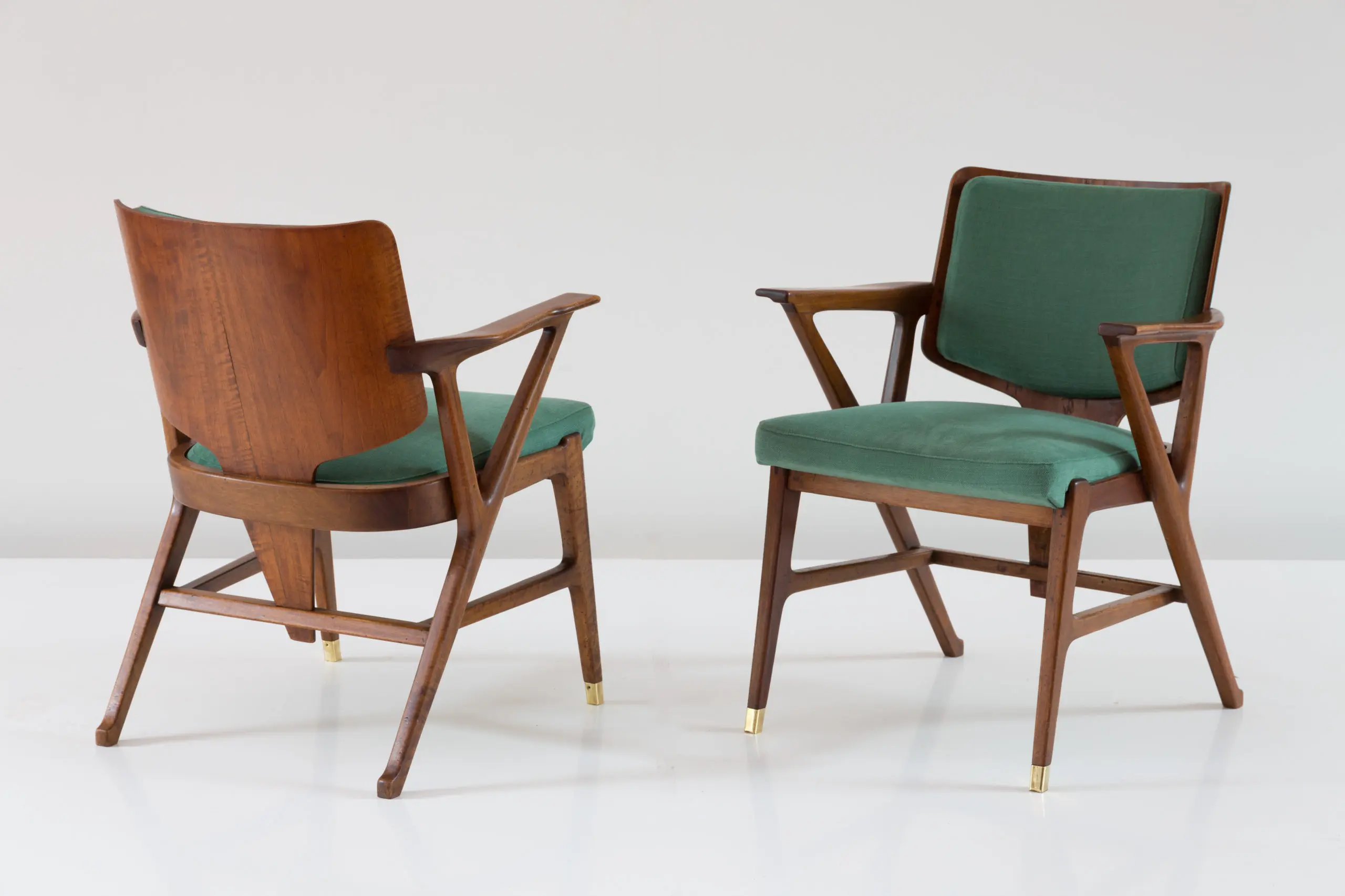 Important and rare set of six Cassina dining armchairs, 1950 — photo 13