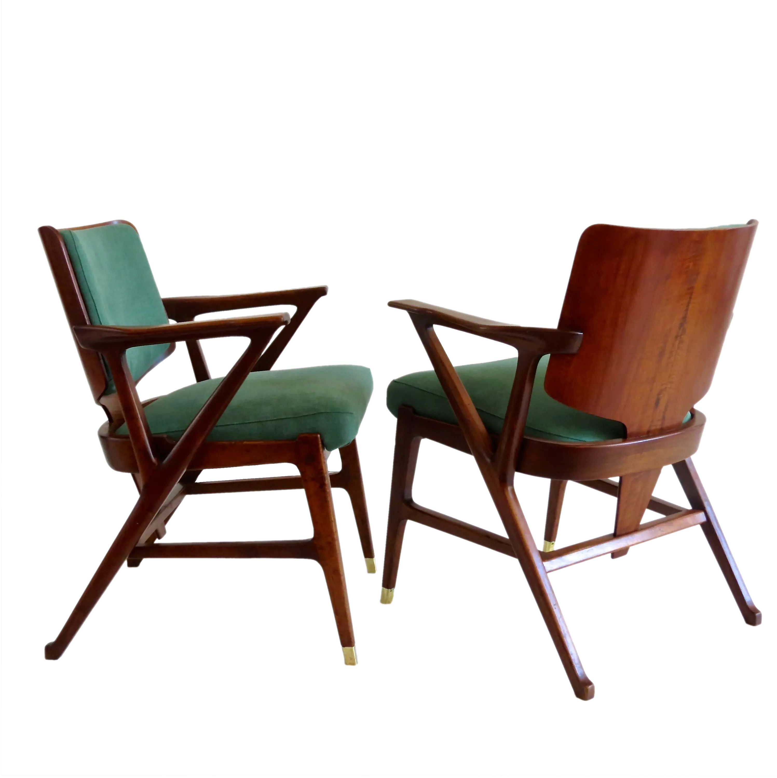 Important and rare set of six Cassina dining armchairs, 1950 — photo 23