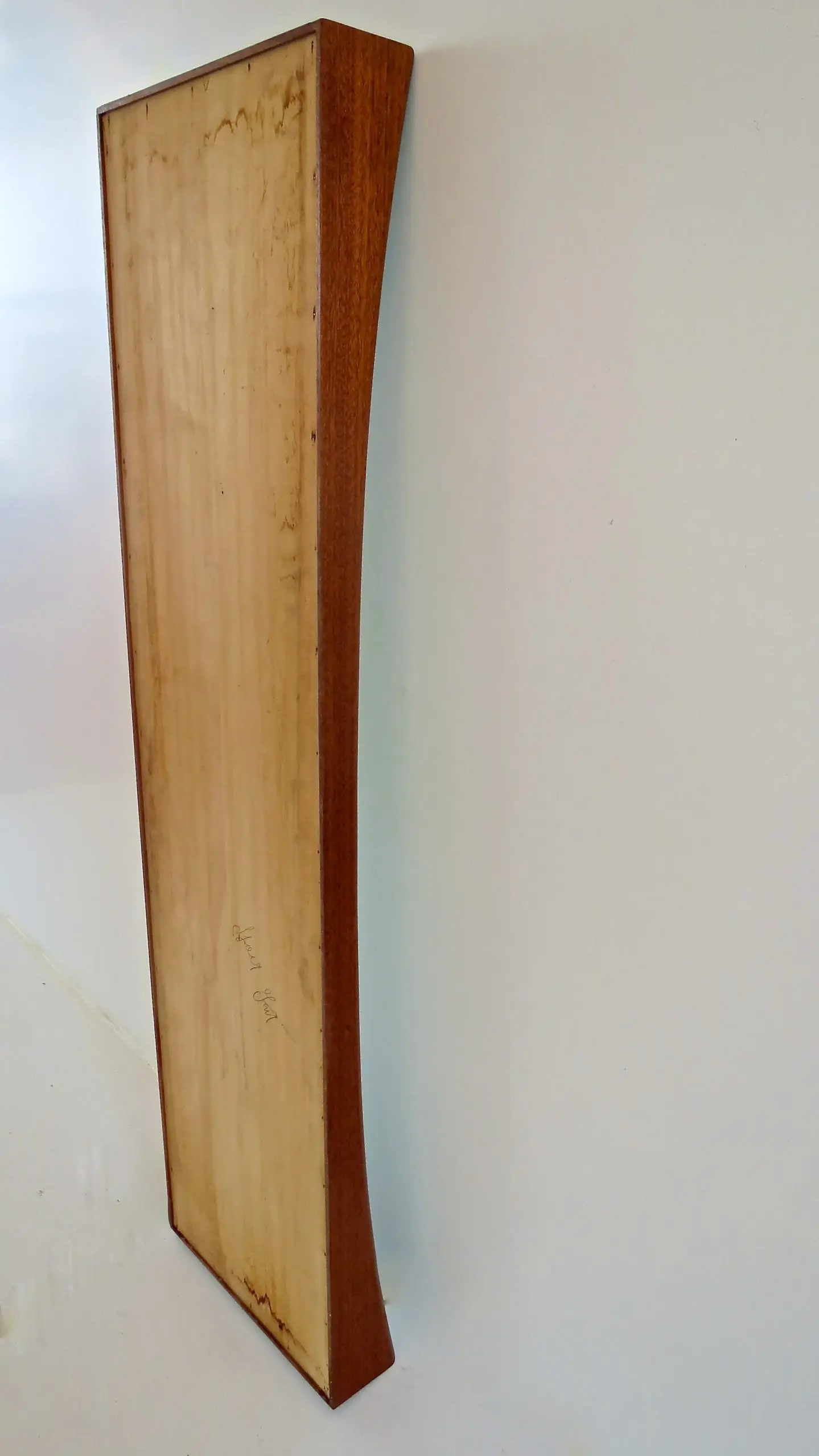 Pair of Walnut Ico Parisi Curved Wall Mirrors, 1950 — photo 19