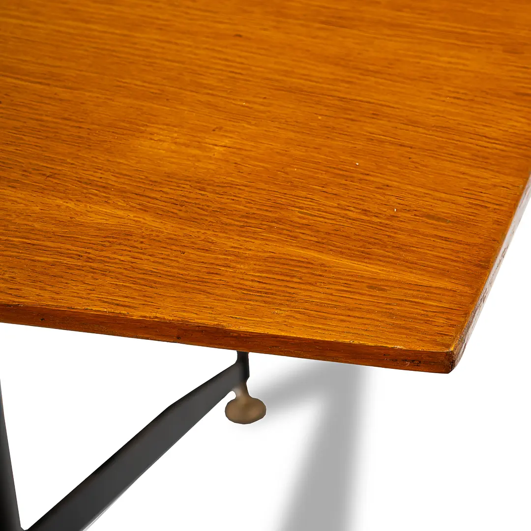 Gio Ponti Large Walnut Diamond Table from San Francesco Fopponino Milan, 1961 — photo 7