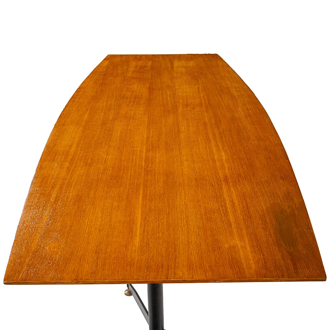Gio Ponti Large Walnut Diamond Table from San Francesco Fopponino Milan, 1961 — photo 8