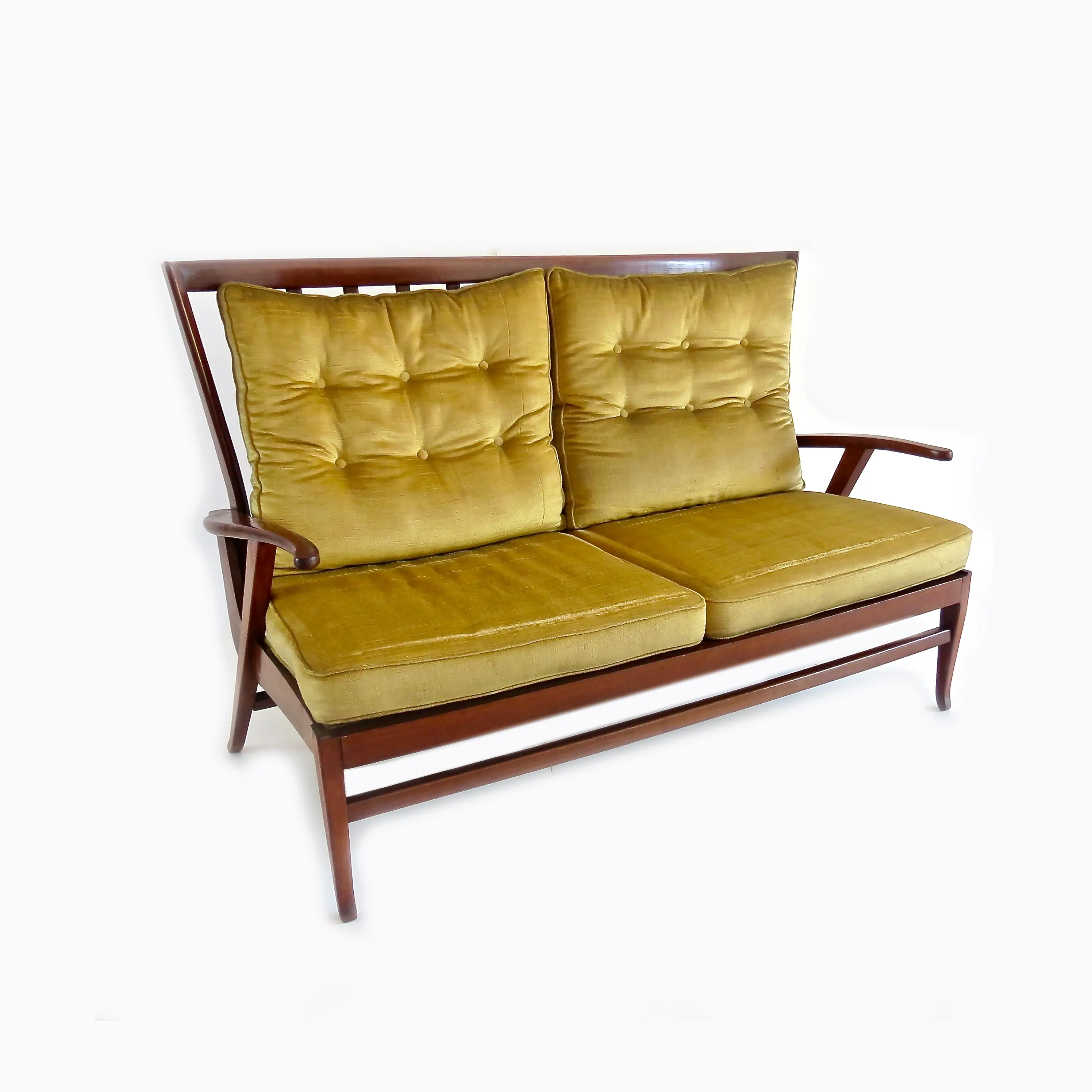 attr.Paolo Buffa Walnut Sofa, 1950 — Paolo Buffa
