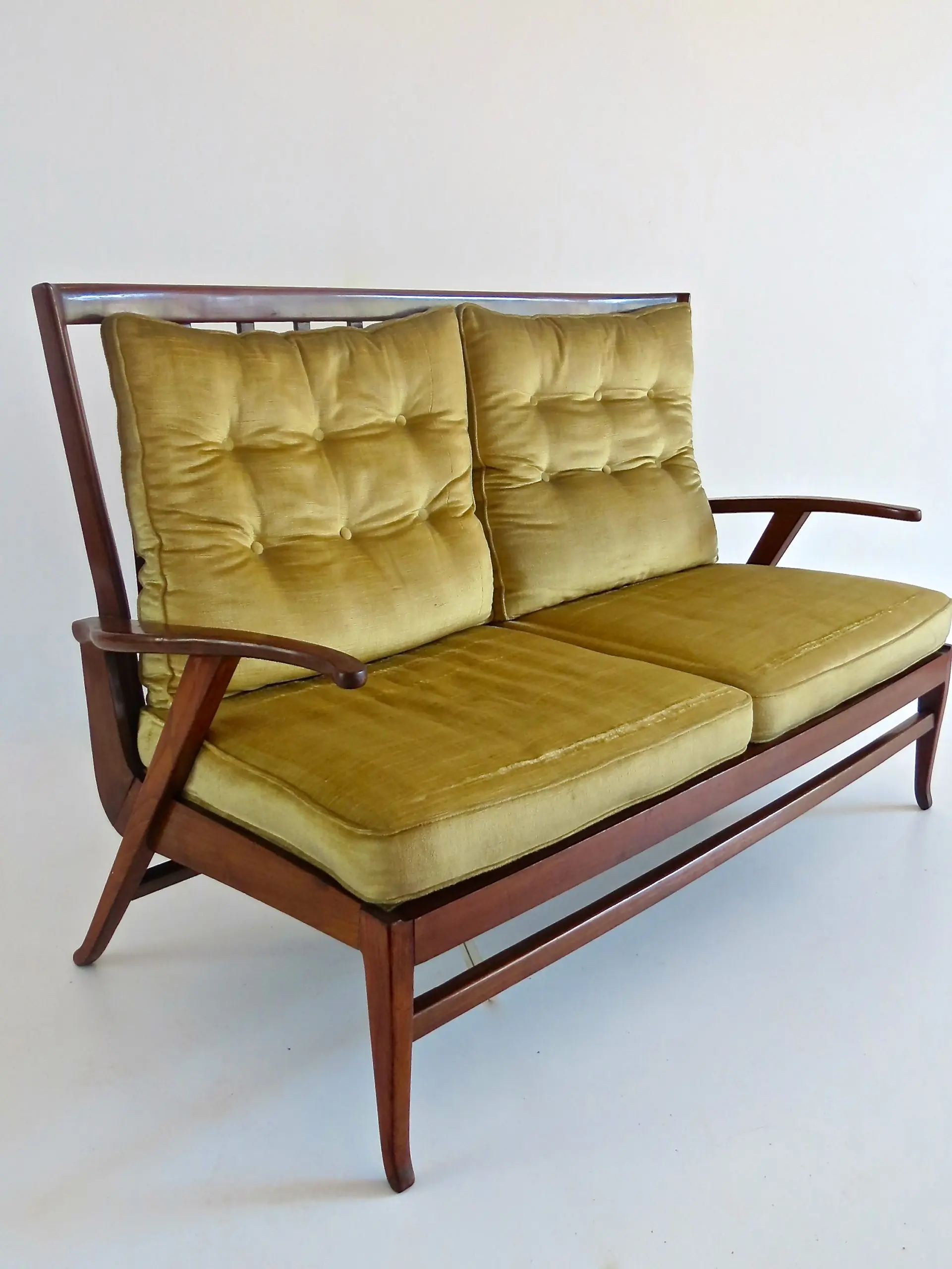 attr.Paolo Buffa Walnut Sofa, 1950 — Paolo Buffa