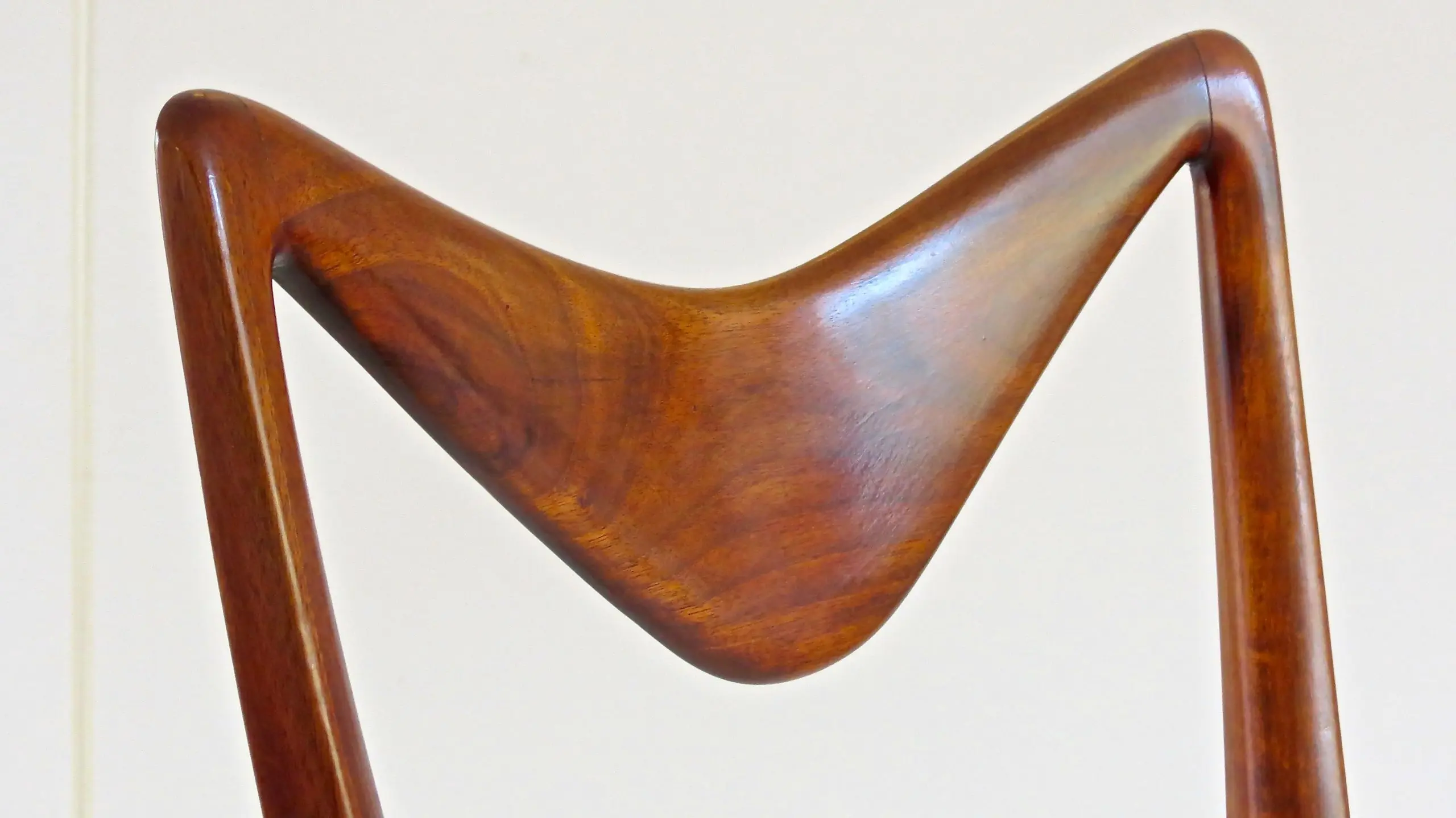 Set of Seven Walnut Dining Room Chairs by Arch, Carlo Enrico Rava, Milano, 1940 — photo 9