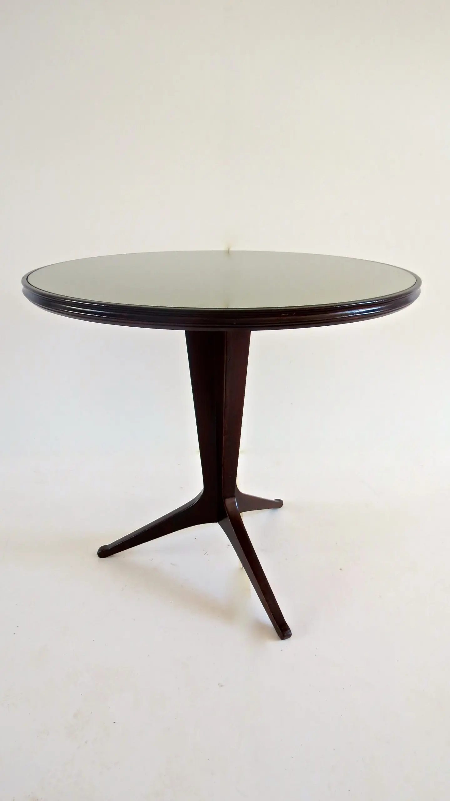 Round Walnut Center Table Attributed to Ico Parisi, 1950 — image 2