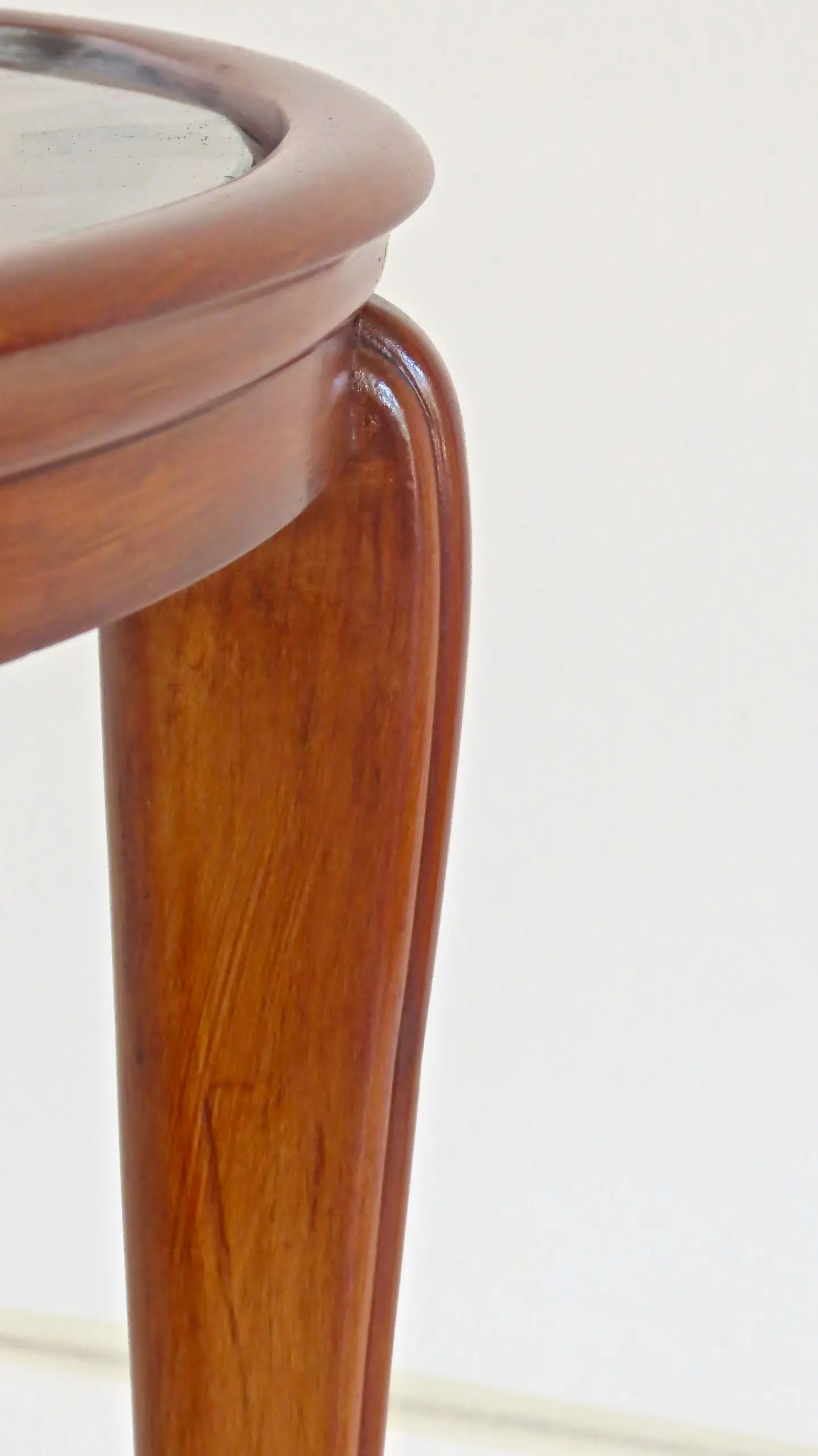 Grid Pattern Walnut Coffee Table Style Gio Ponti, 1940 — photo 9