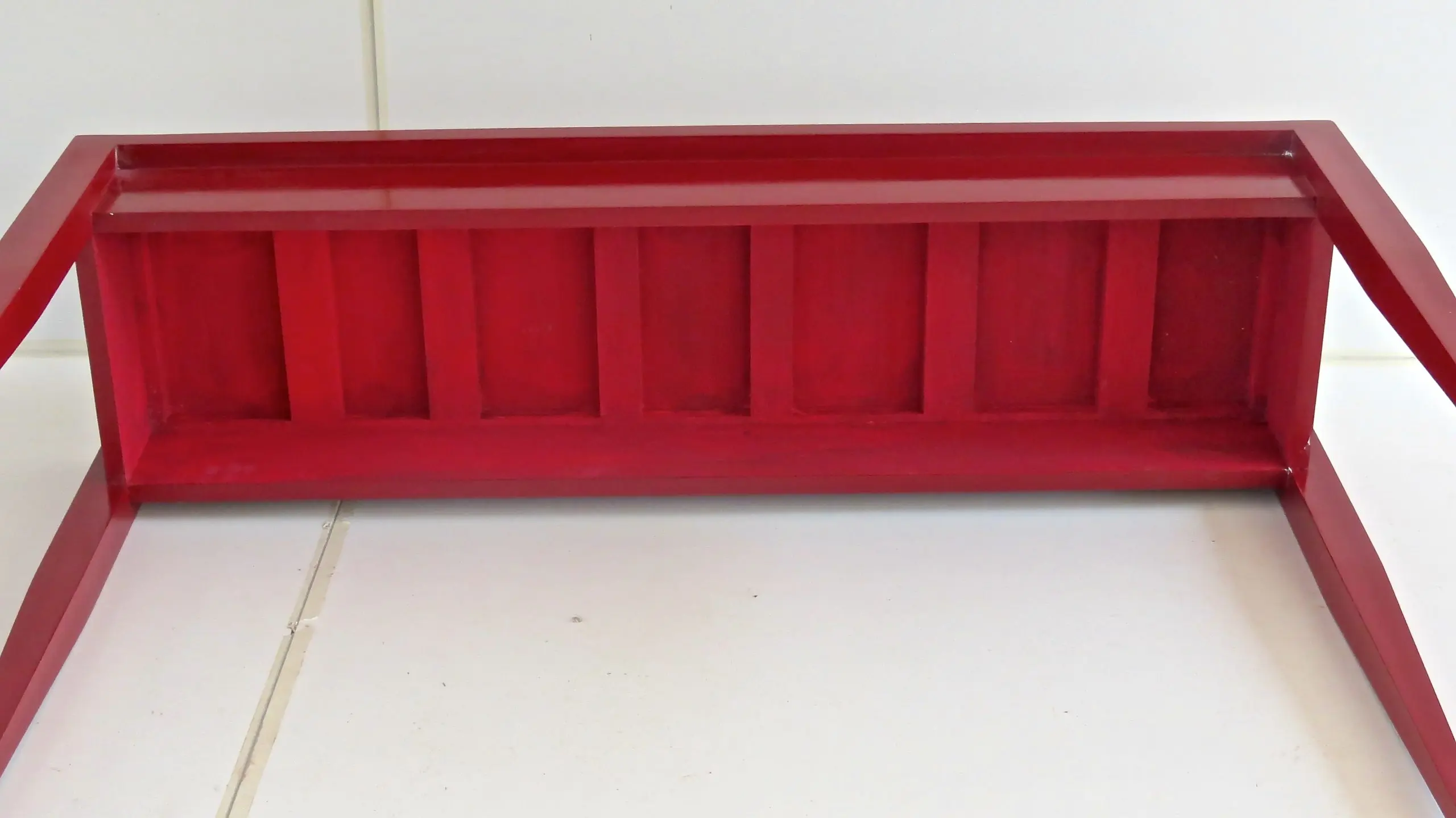 Gio Ponti Pair of Red Laquered Console from Hotel PdP, Roma, 1964 — photo 15