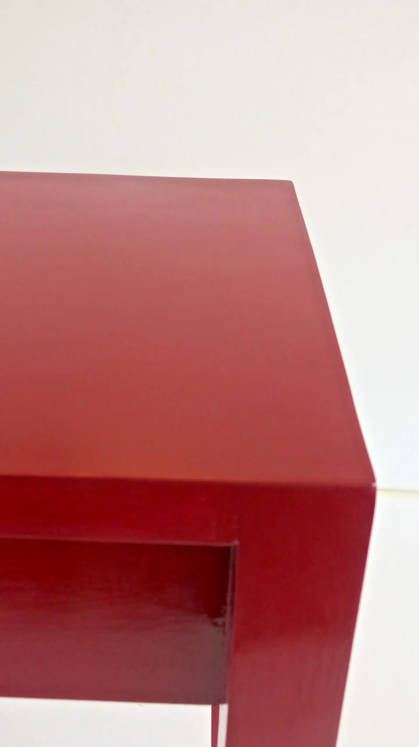Gio Ponti Pair of Red Laquered Console from Hotel PdP, Roma, 1964 — photo 13