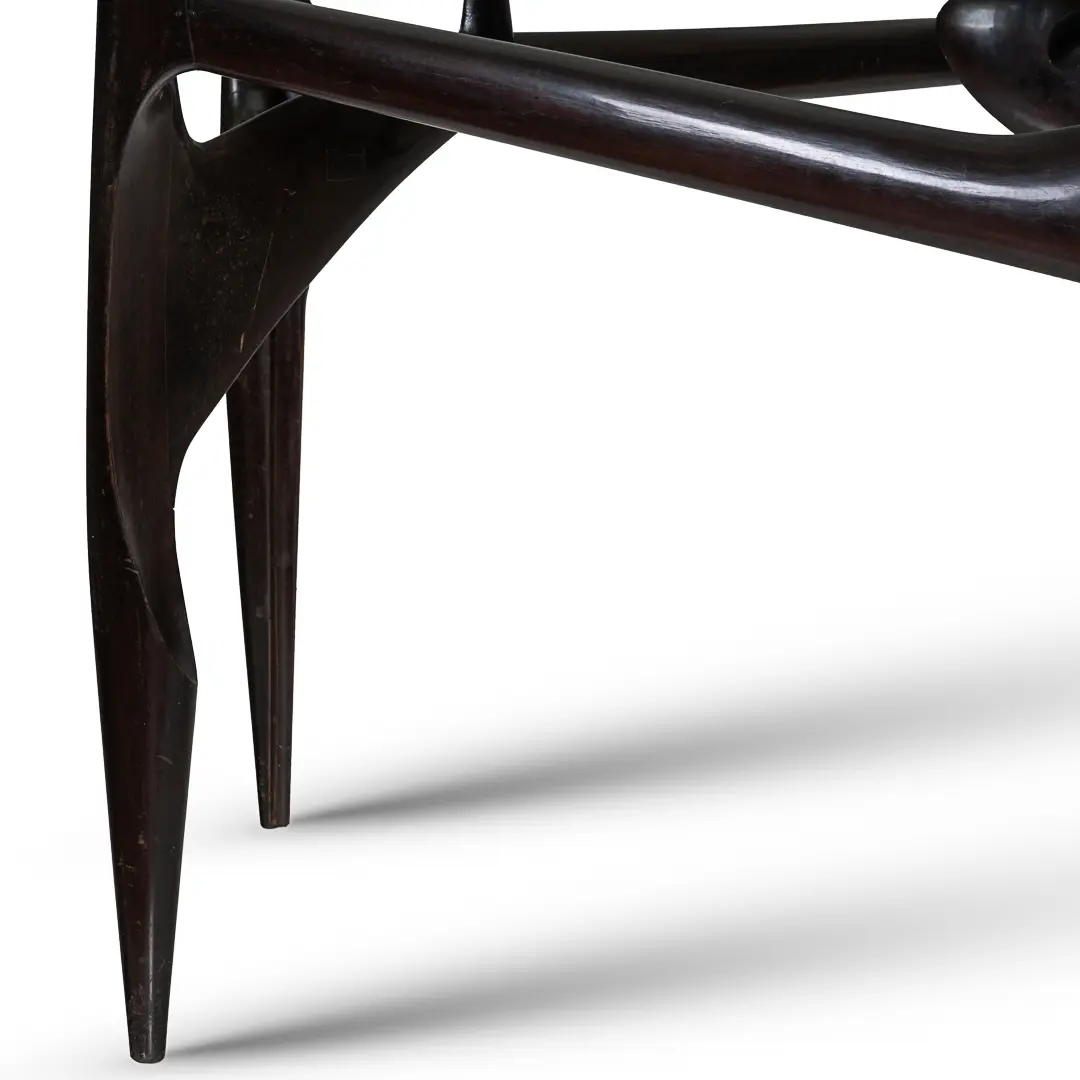Important sculptural and unique FONTANA ARTE dining table, attr. Ico Parisi 1950 — photo 6
