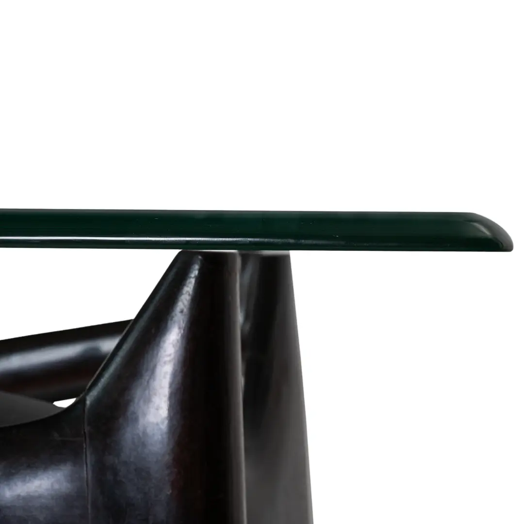 Important sculptural and unique FONTANA ARTE dining table, attr. Ico Parisi 1950 — photo 13
